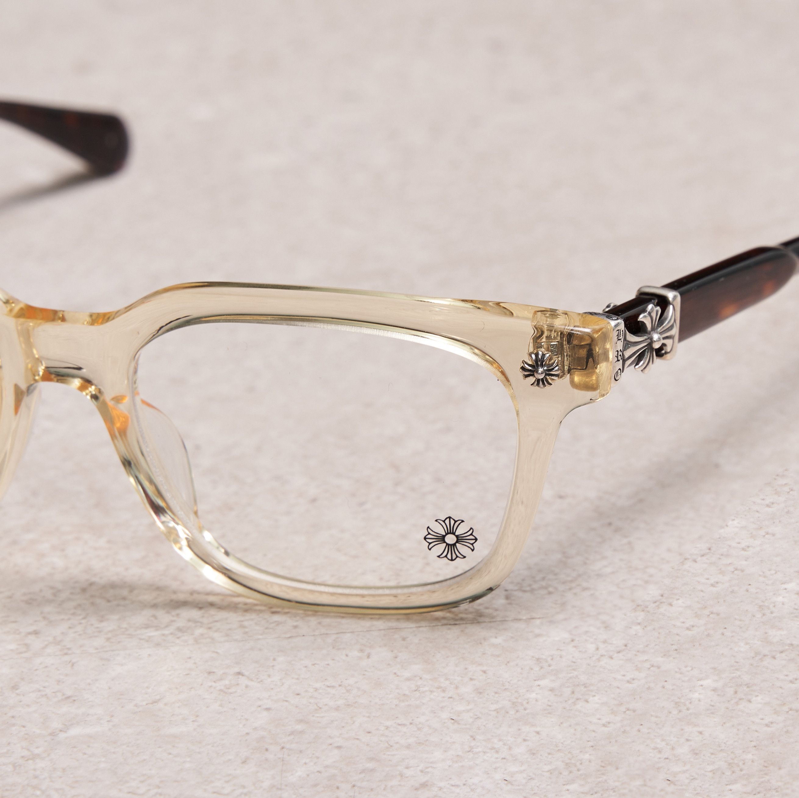 Chrome Hearts ✨RARE CHROME HEARTS COX UCKER Pale Ale-Havana Tortoise Size ONE SIZE - 5 Thumbnail