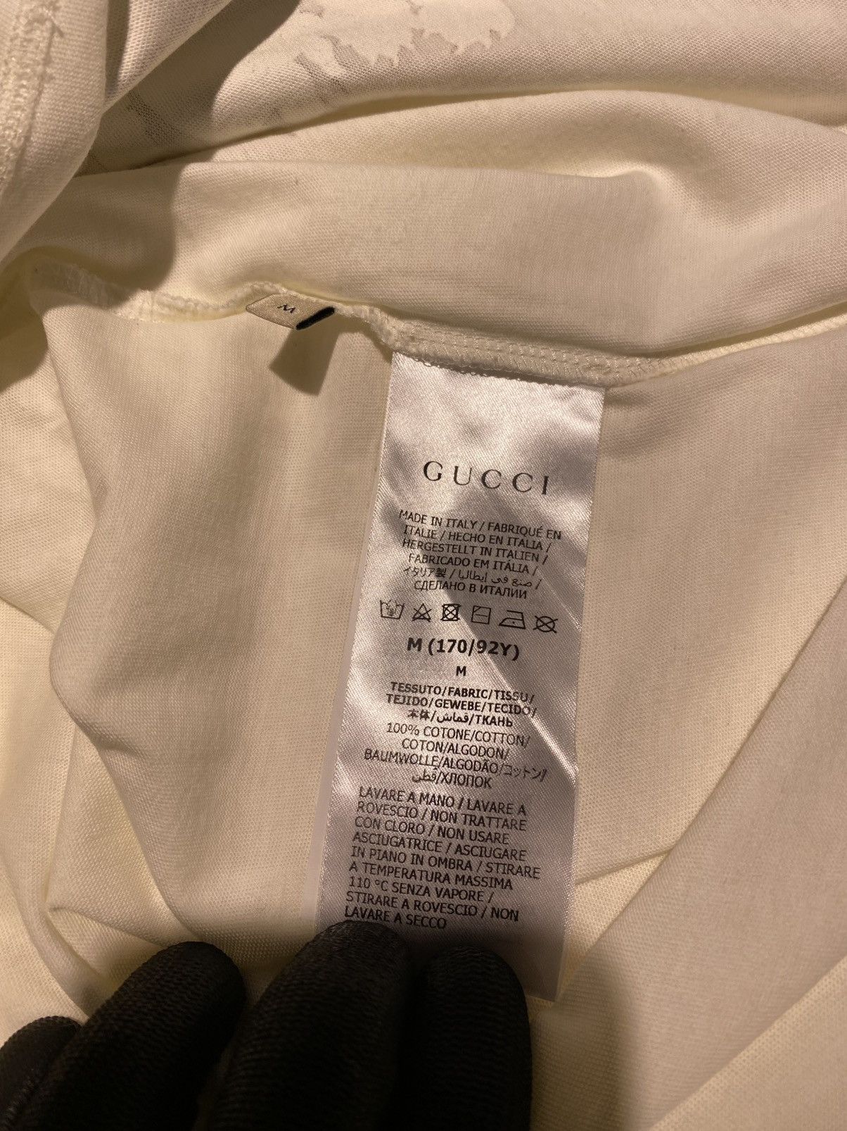 Gucci Gucci Tiger Interlocking G Tee Size M Size US M / EU 48-50 / 2 - 7 Thumbnail