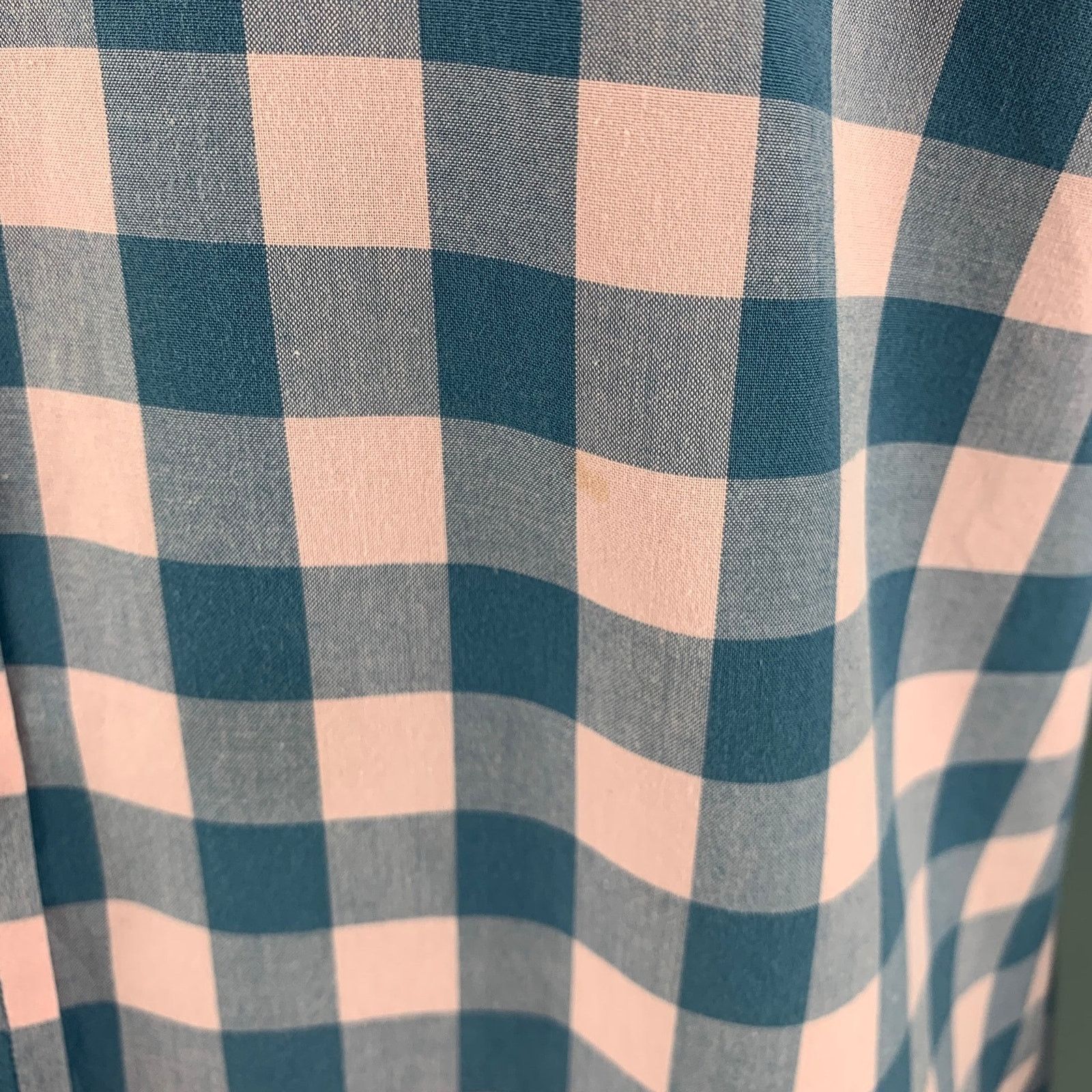 Pink PINK Size S Pink Blue Checkered Cotton Long Sleeve Shirt Size US S / EU 44-46 / 1 - 4 Thumbnail