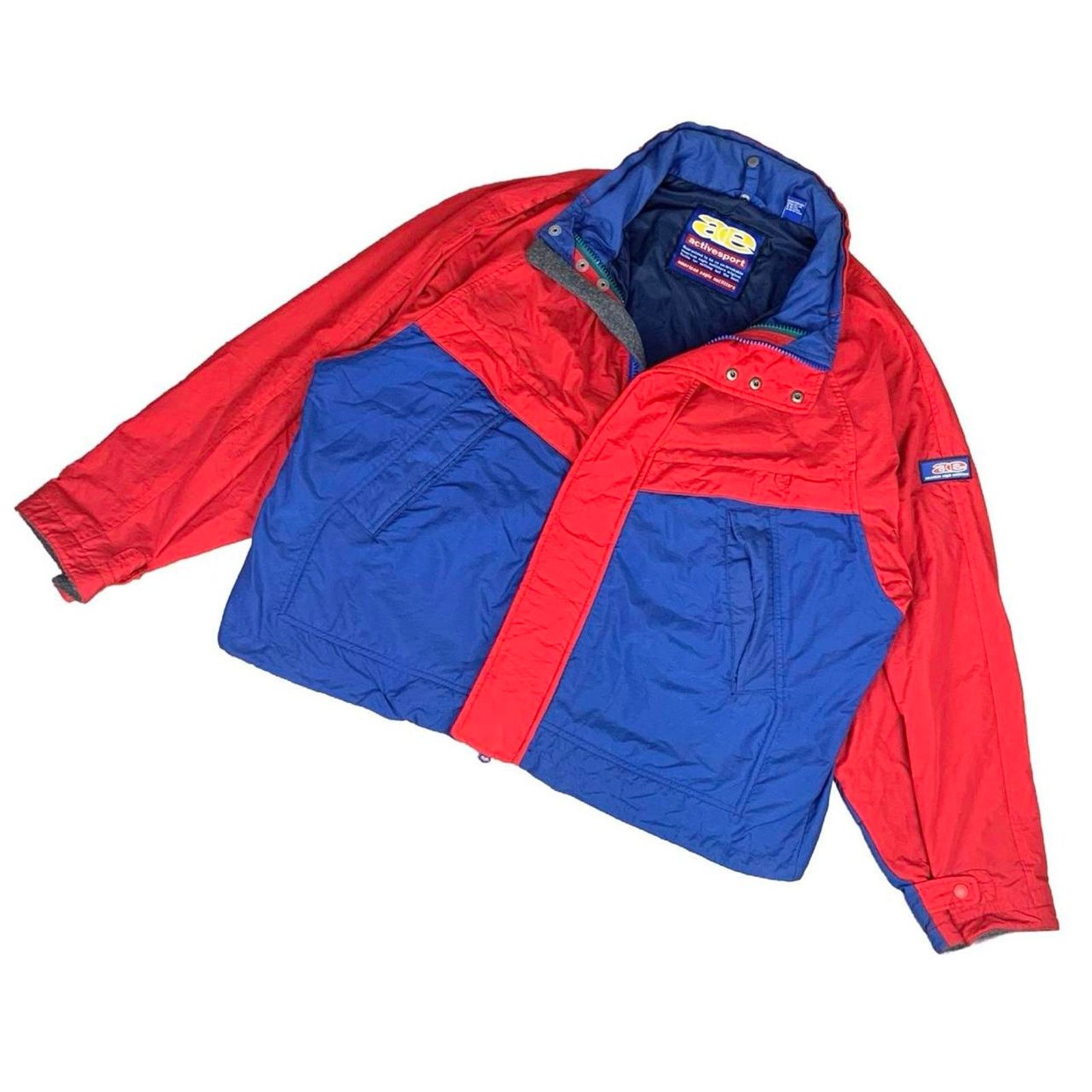 American Eagle Outfitters × Vintage Vintage 90s American Eagle Retro Windbreaker Jacket Size US XL / EU 56 / 4 - 1 Thumbnail