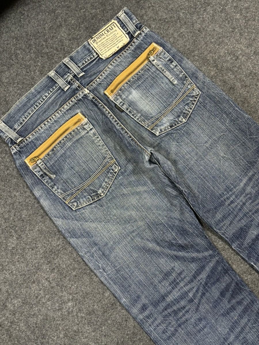 Japanese Brand 💥90s Style💥Archival DENIMCRAFT Insne Wash Style Denim F931 Size US 32 / EU 48 - 11 Thumbnail