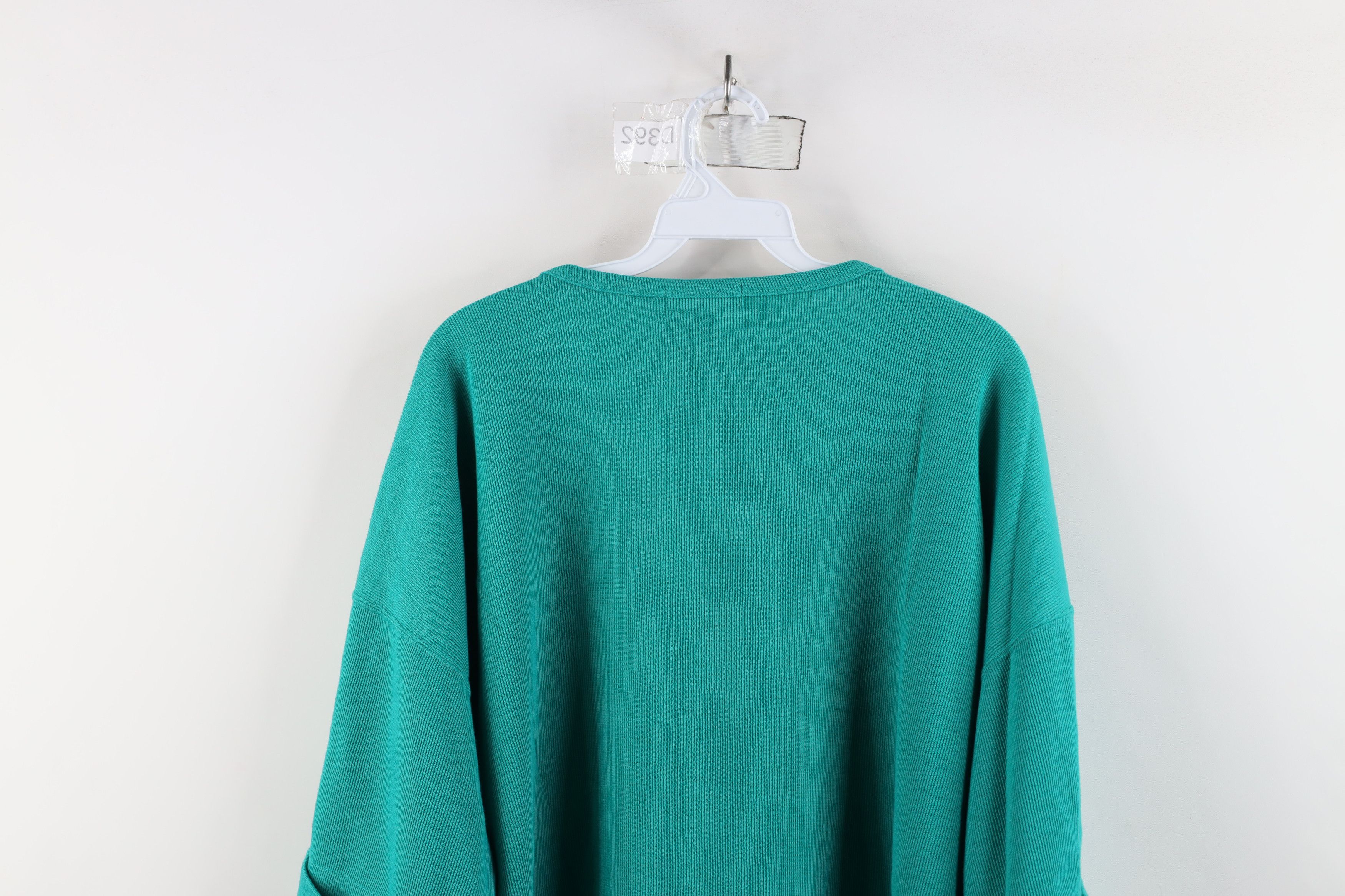 Express × Vintage Deadstock Vintage 90s Express Thermal Ribbed Knit T-Shirt Size L / US 10 / IT 46 - 10 Thumbnail