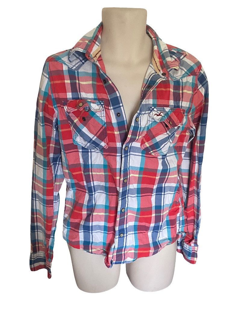 Hollister 🔥 Authentic Hollister California Check Shirt Men’s M 1922 Size US M / EU 48-50 / 2 - 1 Thumbnail