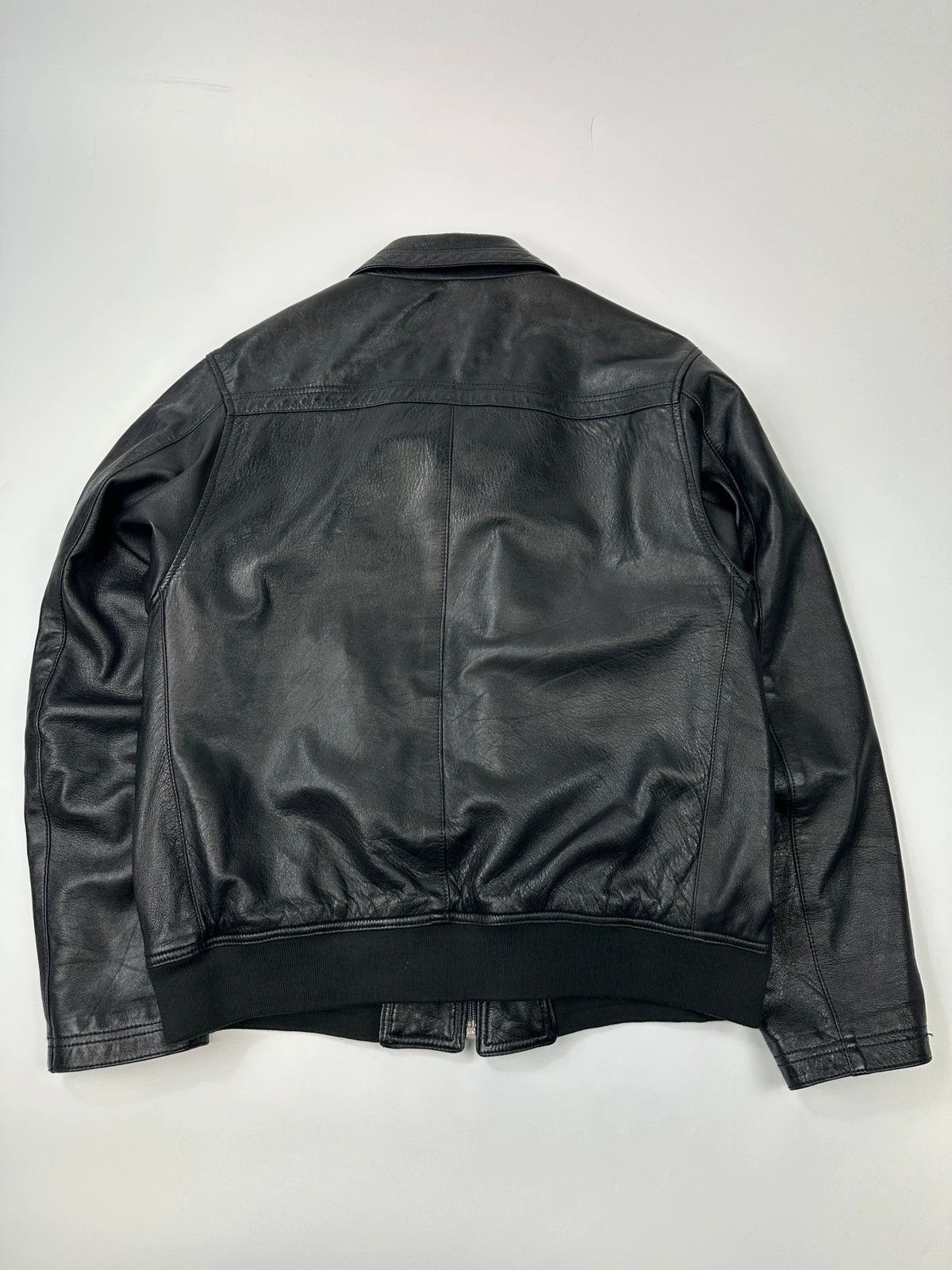 Versace Jeans Couture Versace Couture Multi Zip Black Soft Glossy Leather Jacket Size US XL / EU 56 / 4 - 6 Thumbnail