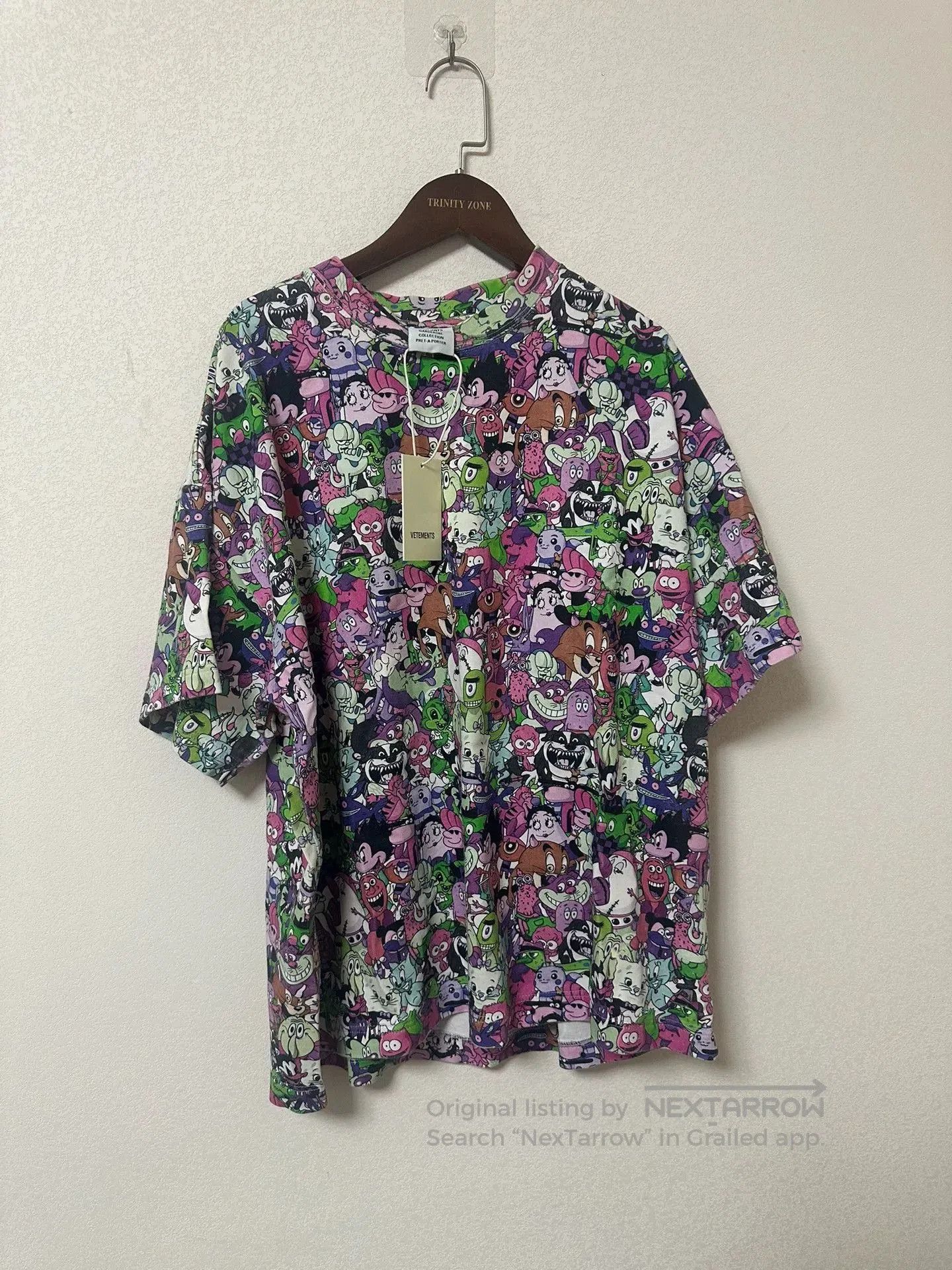 Vetements vetements cartoon printed short sleeve tee. Size US M / EU 48-50 / 2 - 1 Thumbnail