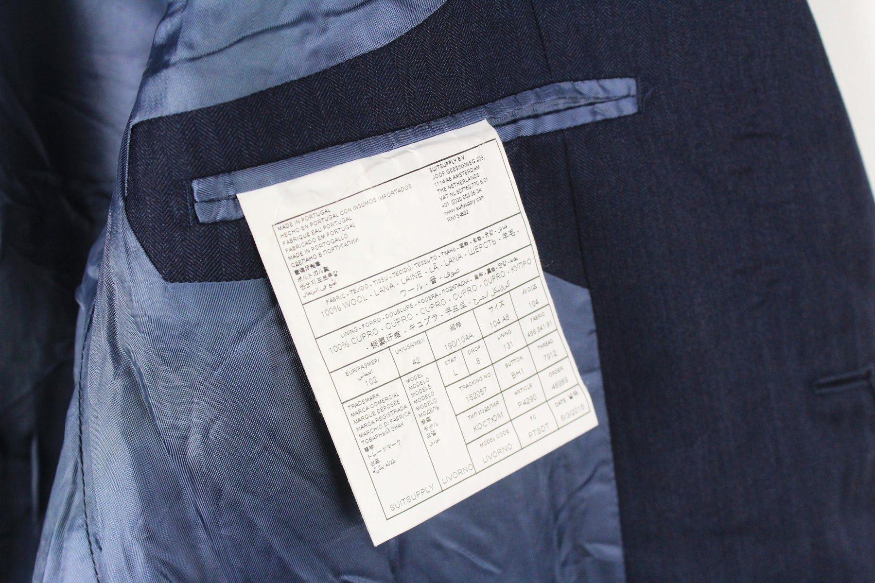 Suitsupply Suitsupply Livorno Blazer 42 Size 42R - 7 Thumbnail
