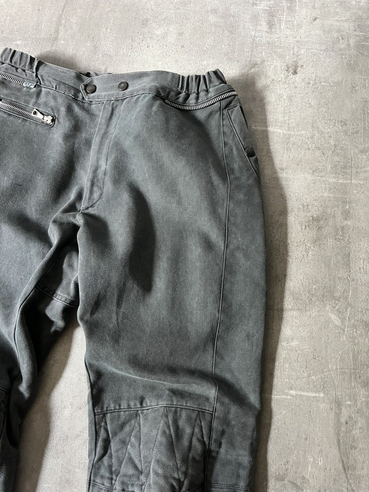Dries Van Noten Dries Van Noten Biker moto khaki pants A/W 14 Size US 32 / EU 48 - 5 Thumbnail