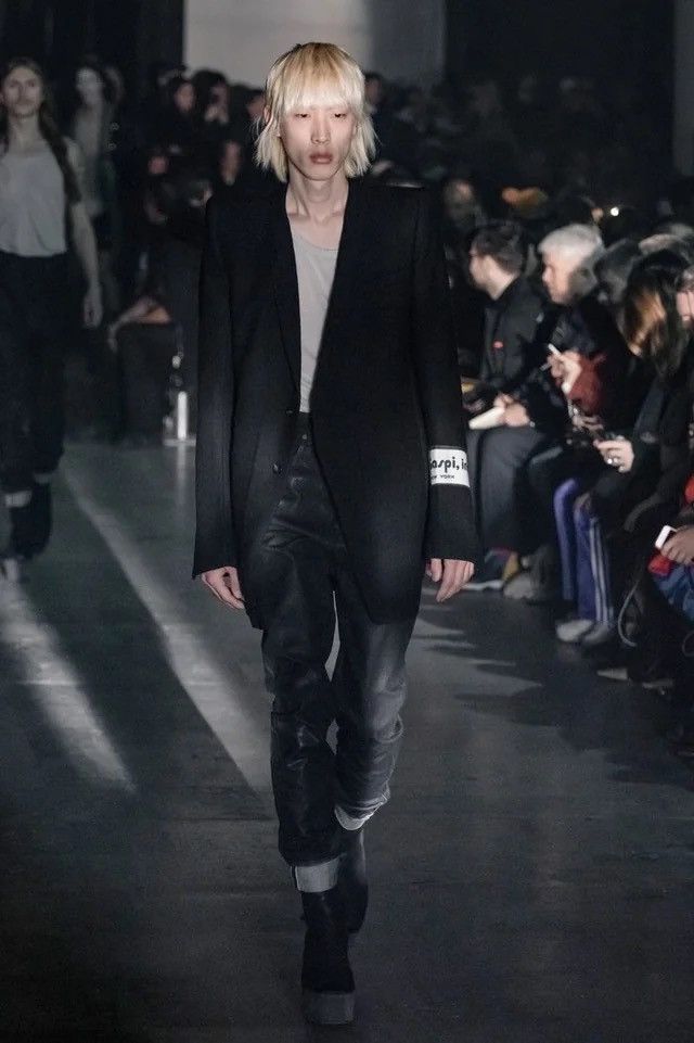 Rick Owens Collapse cut runway selvedge jeans Size US 29 - 8 Thumbnail