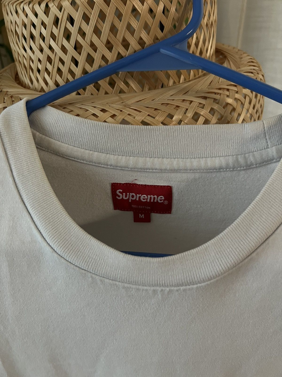 Supreme × Vintage Supreme Embroidered White Tee Size US M / EU 48-50 / 2 - 3 Thumbnail