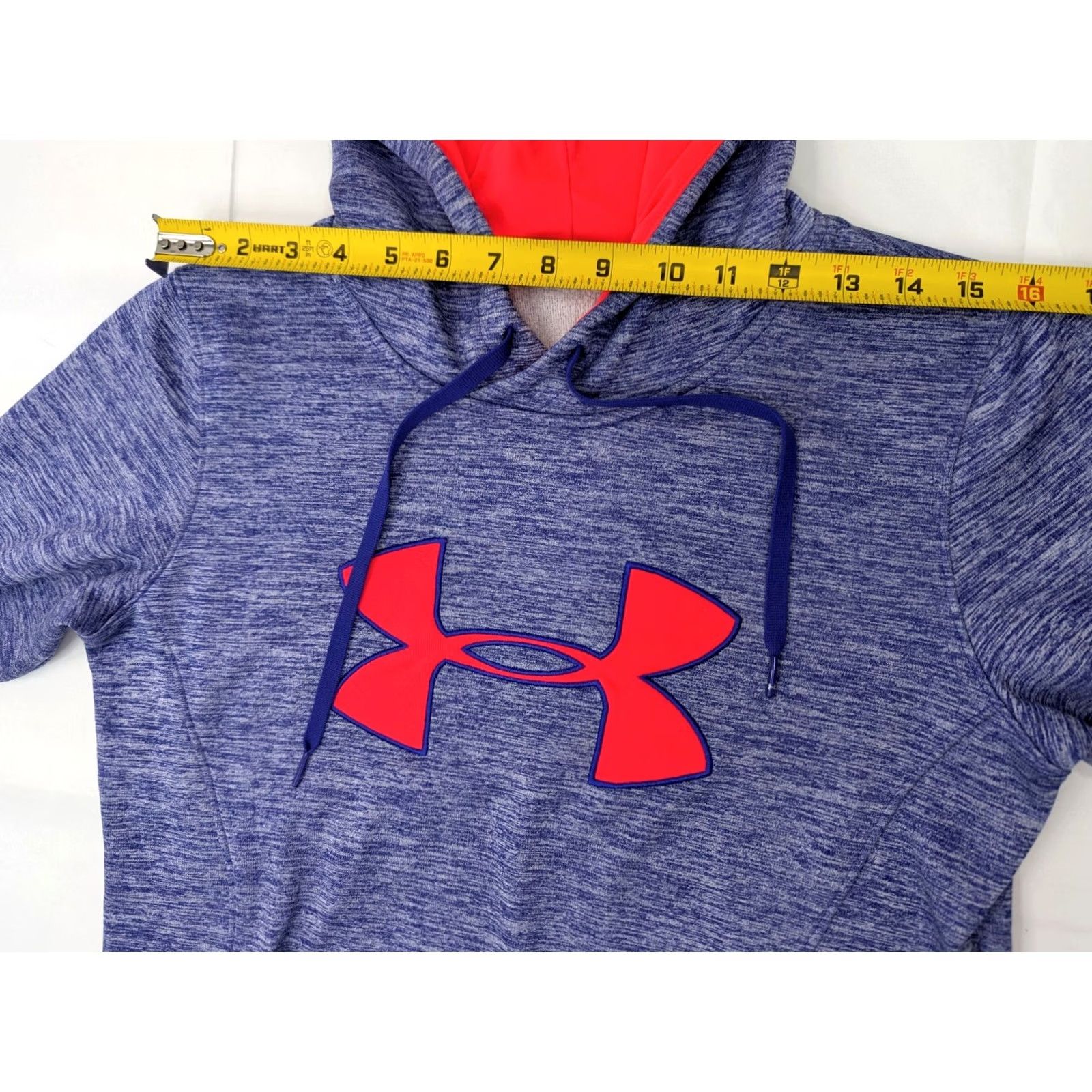 Under Armour Under Armour Storm Hoodie Women S Blue Logo Embroidered Pullover Loose Fit Hoodie Size S / US 4 / IT 40 - 6 Thumbnail