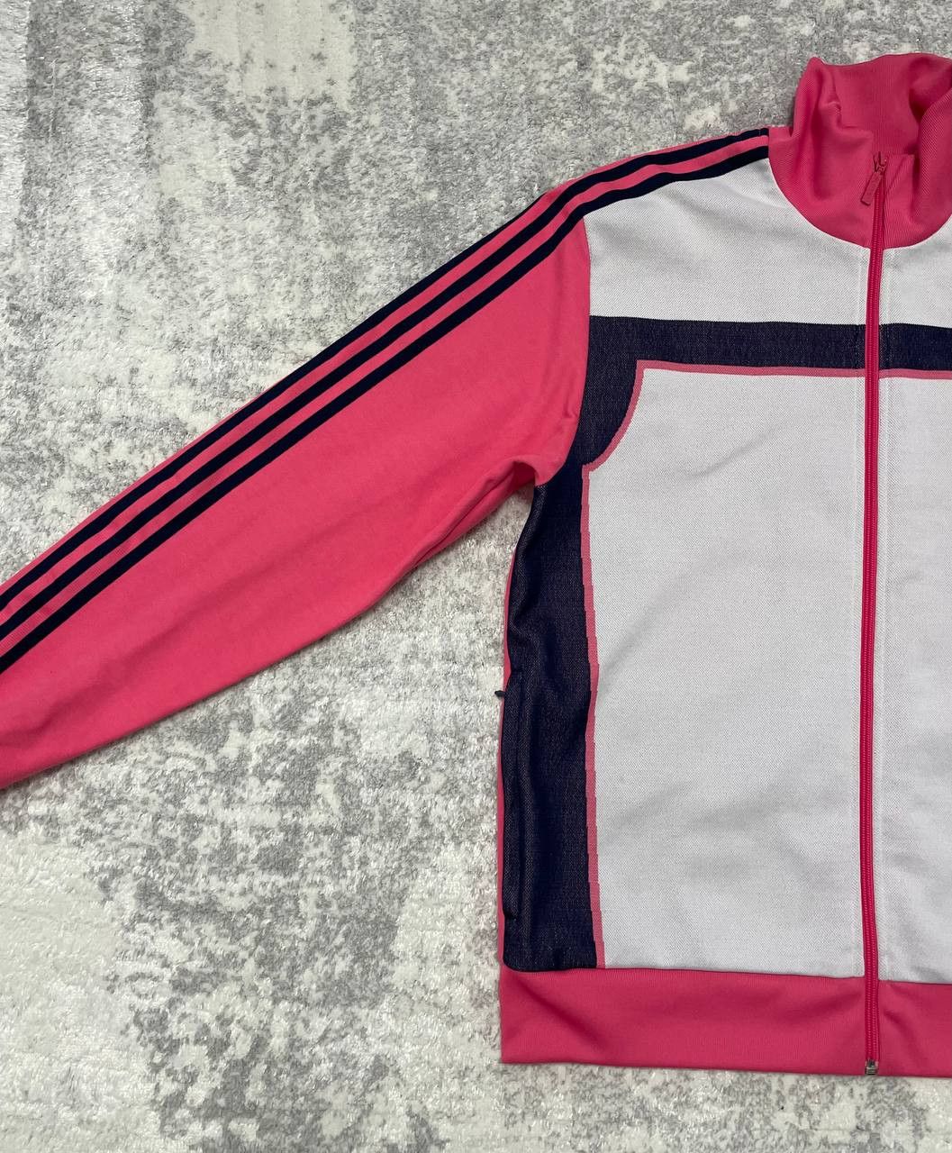Adidas Adidas Originals Track Jacket Pink Striped Vintage Y2K Size US L / EU 52-54 / 3 - 2 Thumbnail
