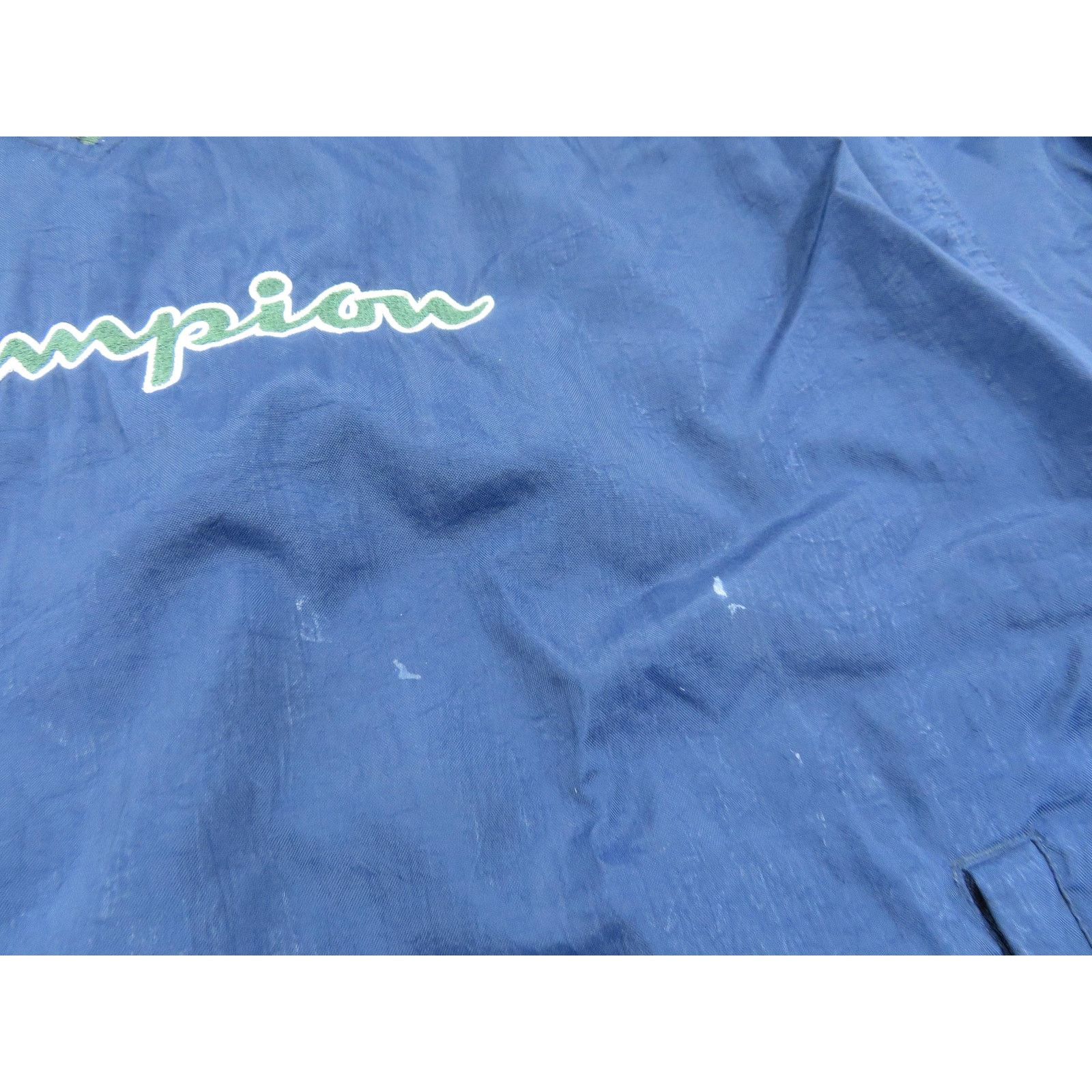 Champion Champion Spellout Pullover Windbreaker Jacket Blue L 1990s Size US L / EU 52-54 / 3 - 7 Thumbnail