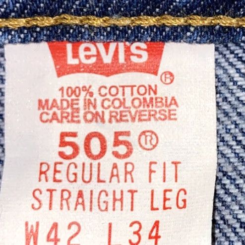Levi's Levi’s Jeans Mens Blue Regular Fit Straight Leg 42x34 Size 42 34 Cotton Cotton Regular Mens JeaNs Size US 42 / EU 58 - 5 Thumbnail