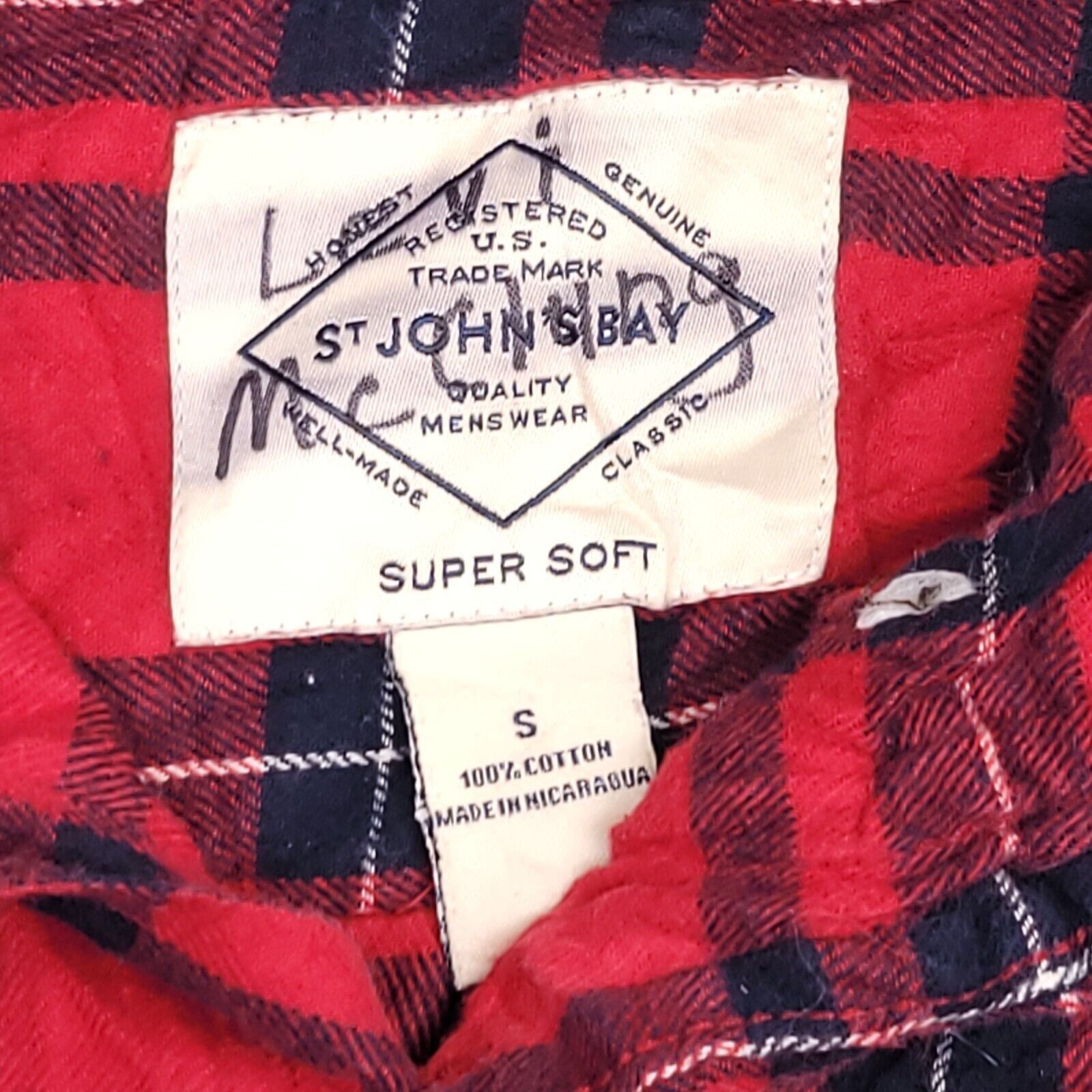St. Johns Bay St Johns Bay Buffalo Check Flannel Shirt Mens Size S Red Size US S / EU 44-46 / 1 - 3 Thumbnail