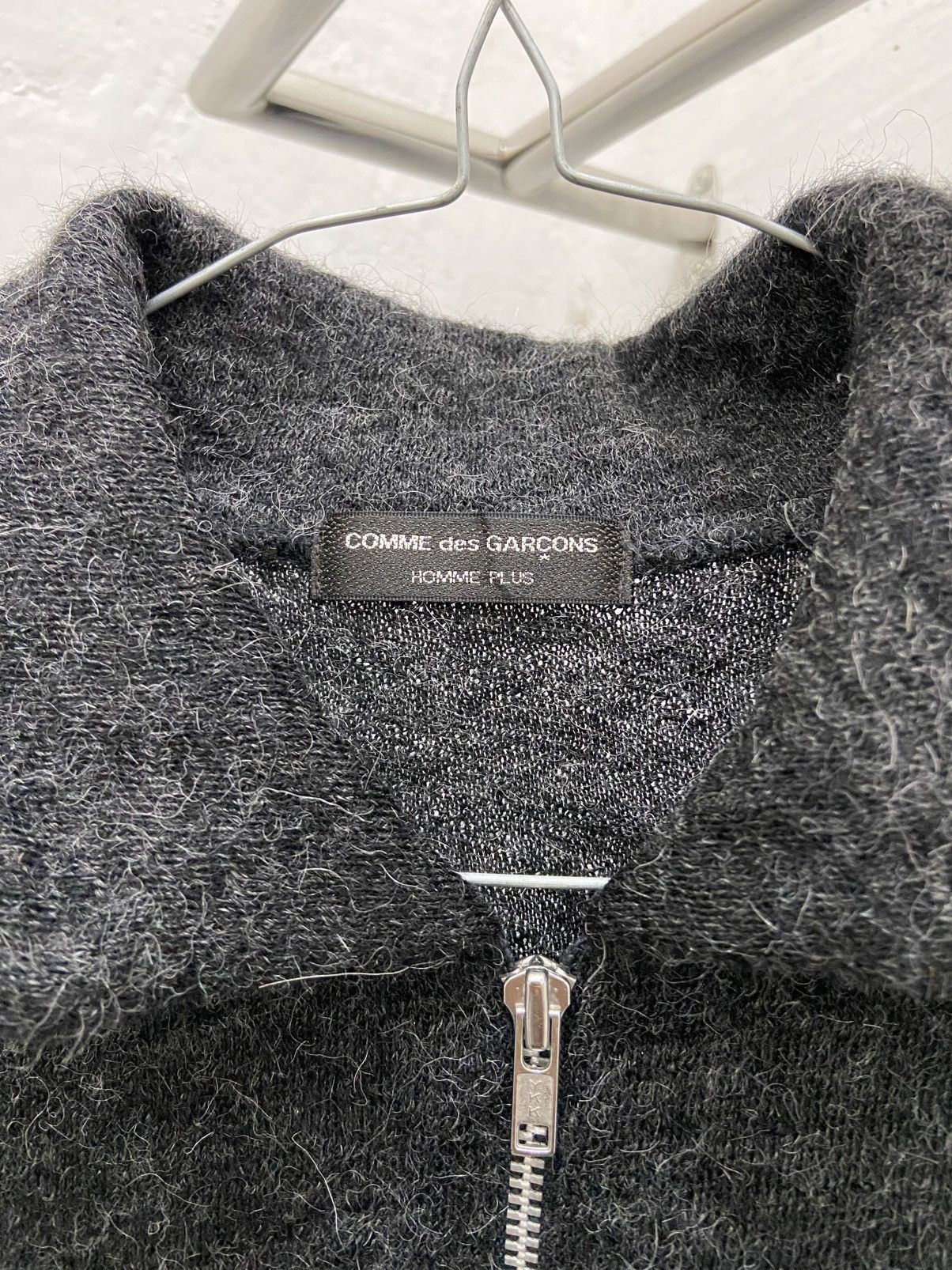 Comme des Garcons Homme Comme Des Garcons Alpaca Half-Zip Sweater Size US M / EU 48-50 / 2 - 4 Thumbnail
