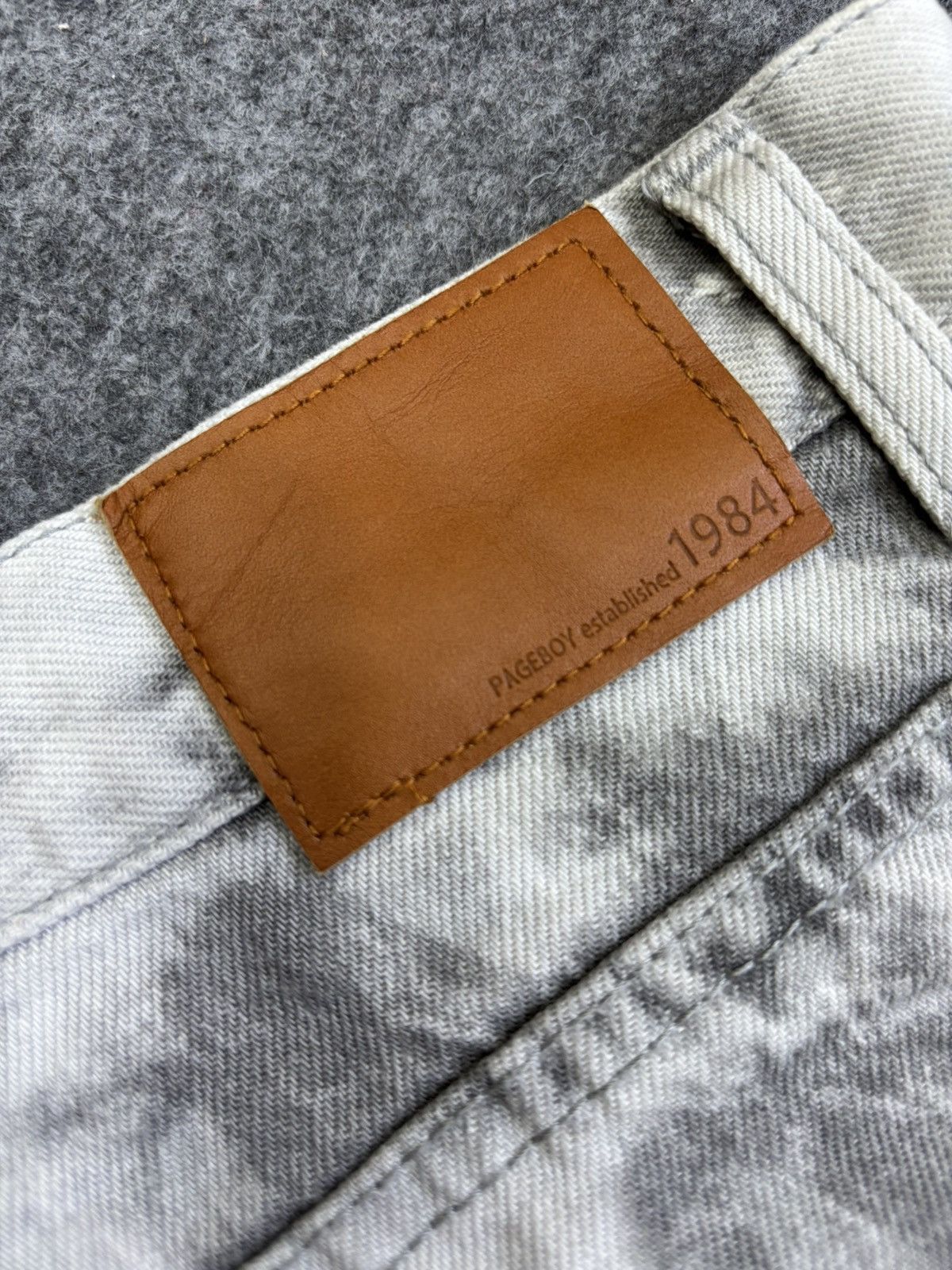 Japanese Brand Archival Page Boy Full Cloudy Fades Balloon Denim F831 Size US 27 - 11 Thumbnail