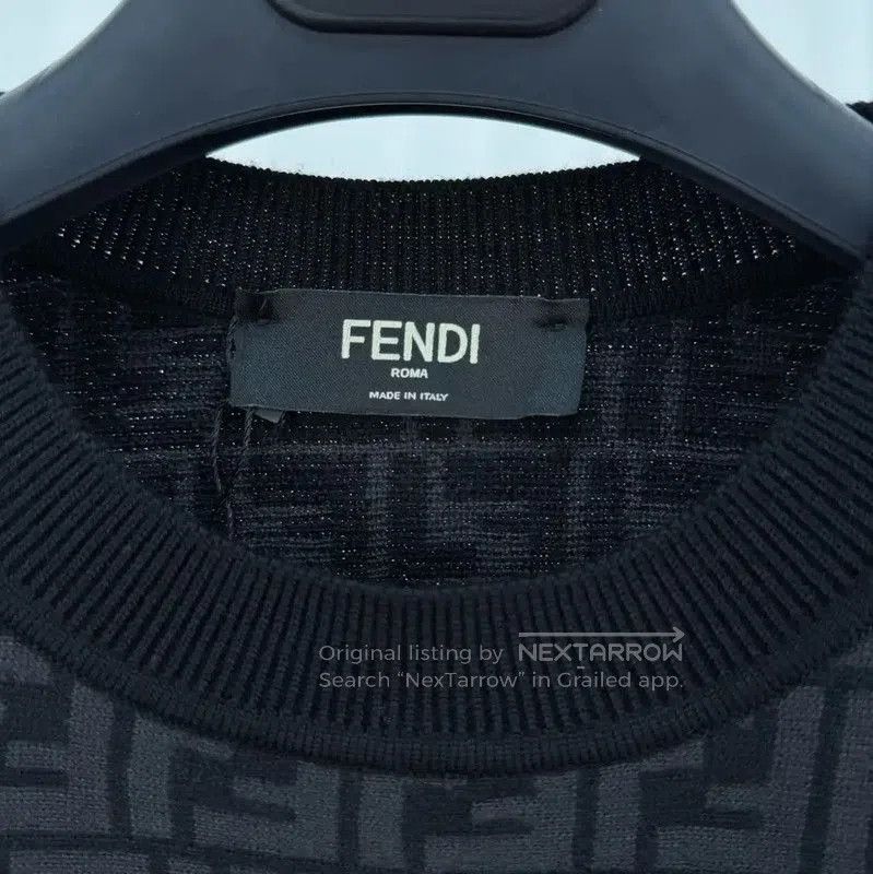 Fendi Fendi Men's Color-blocked Wool Knit Sweater . Size US S / EU 44-46 / 1 - 5 Thumbnail