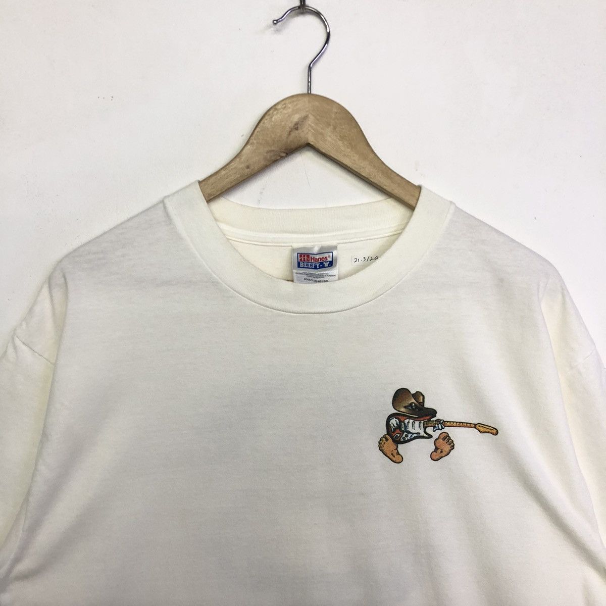 Band Tees × Vintage Vintage Toe. Jams Records Music record Backhiitt Tshirt Size US L / EU 52-54 / 3 - 4 Thumbnail