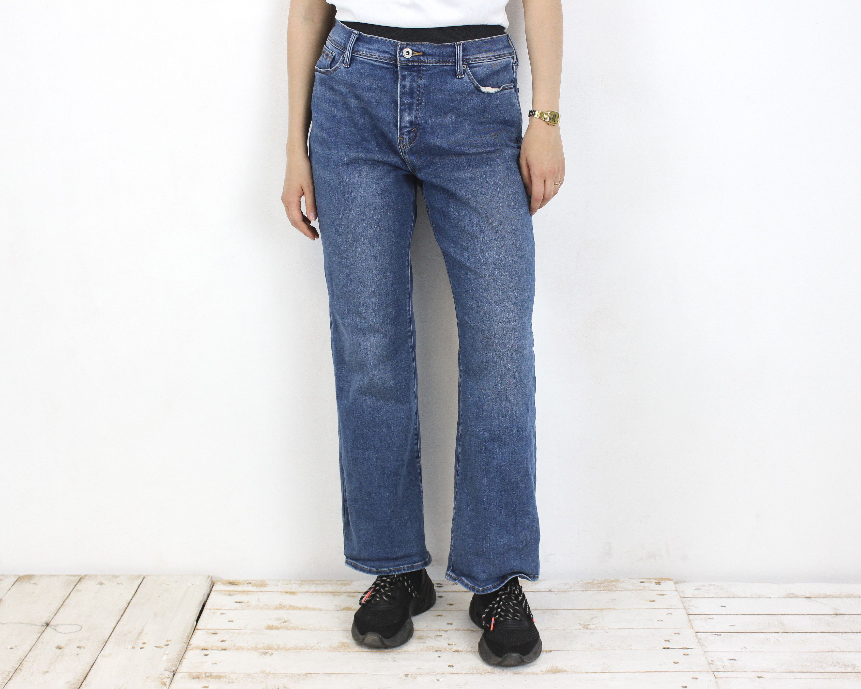 Levi's × Levi's Vintage Clothing × Vintage 512 Perfectly Slimming W32 L30 Bootcut Leg Jeans Denim Pants Size 32" / US 10 / IT 46 - 2 Thumbnail
