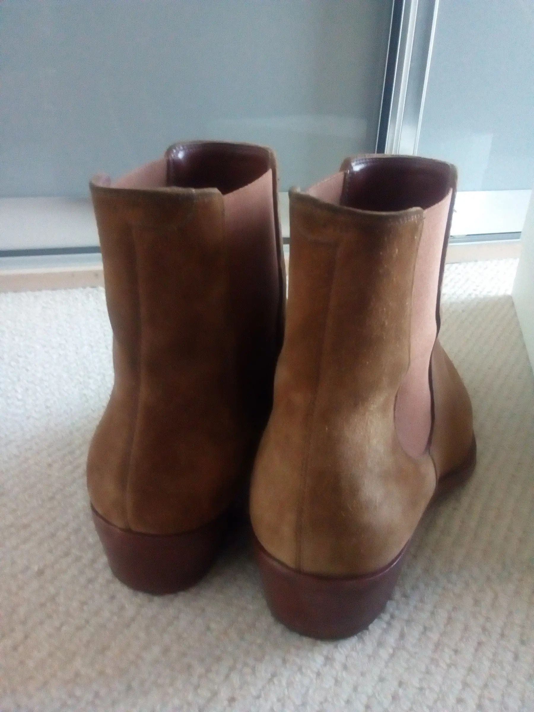 Celine × Hedi Slimane SS2019 Celine Camargue Camel Jacno Boots by Hedi Slimane Size US 8 / EU 41 - 4 Thumbnail