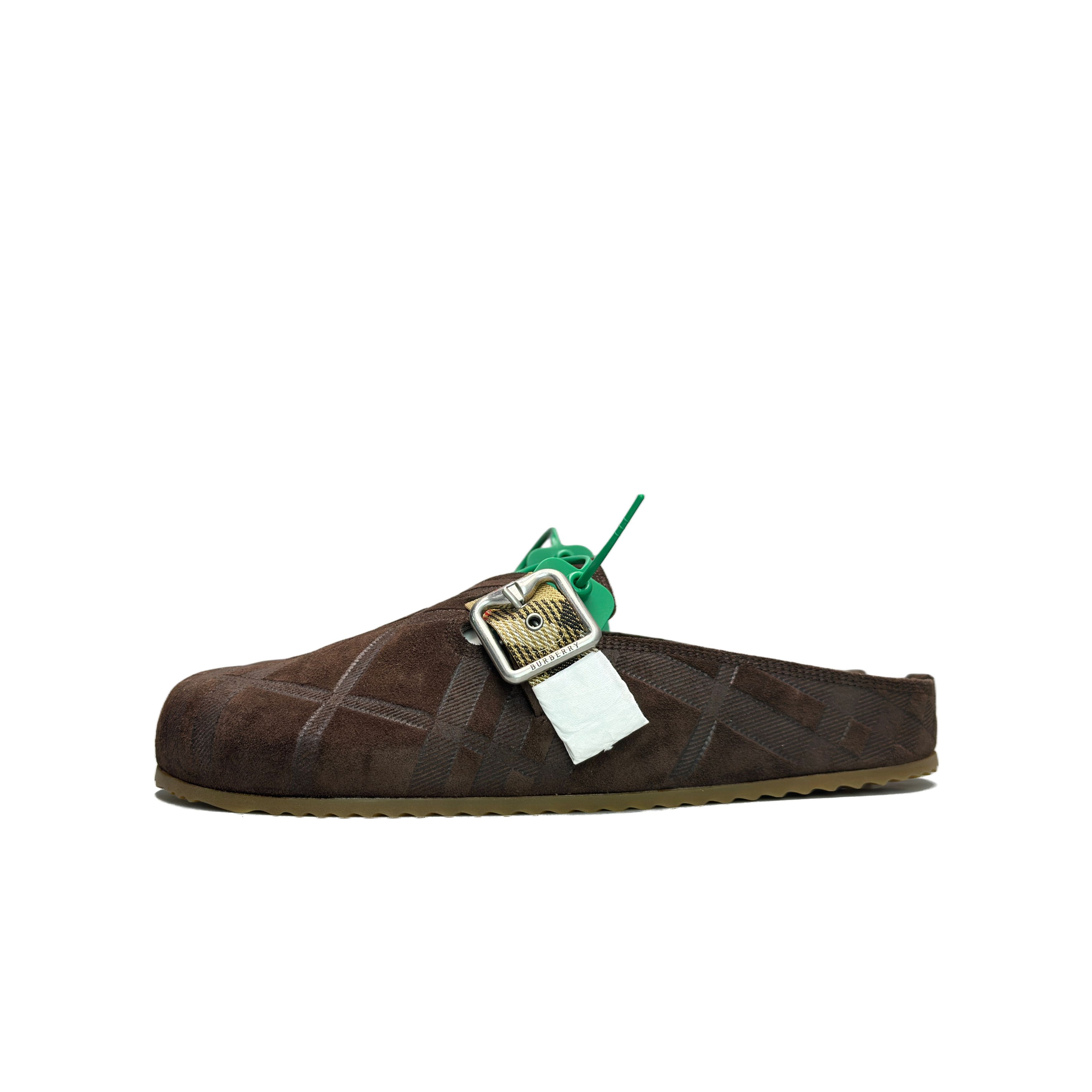 Burberry Burberry Suede Check Buckle Slip Ons Size 7 Size US 7 / EU 40 - 1 Thumbnail