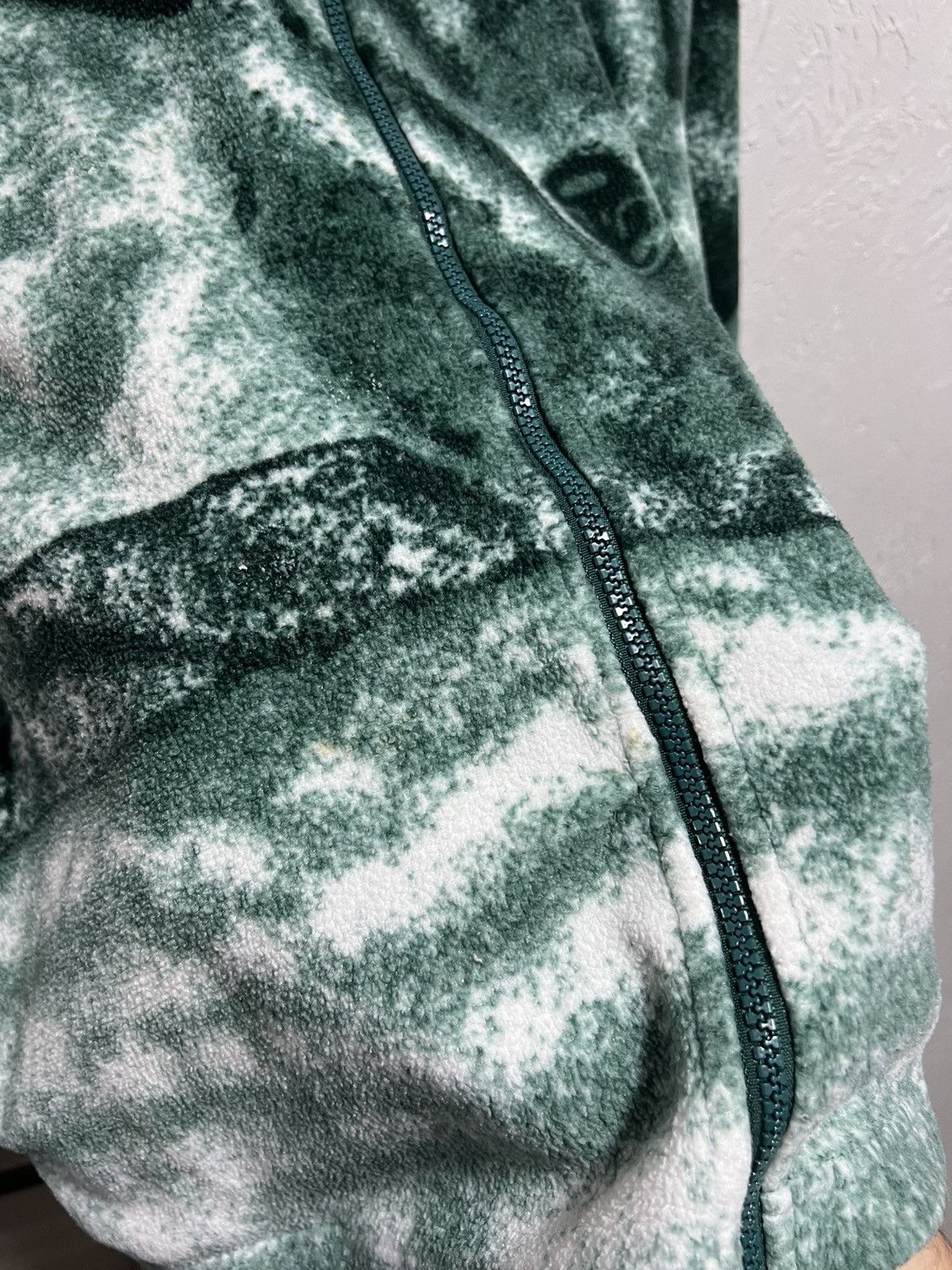 Vintage Y2K Vintage Full Zip Wolf Fleece USA Jacket Big Logo Animals Size US M / EU 48-50 / 2 - 6 Thumbnail
