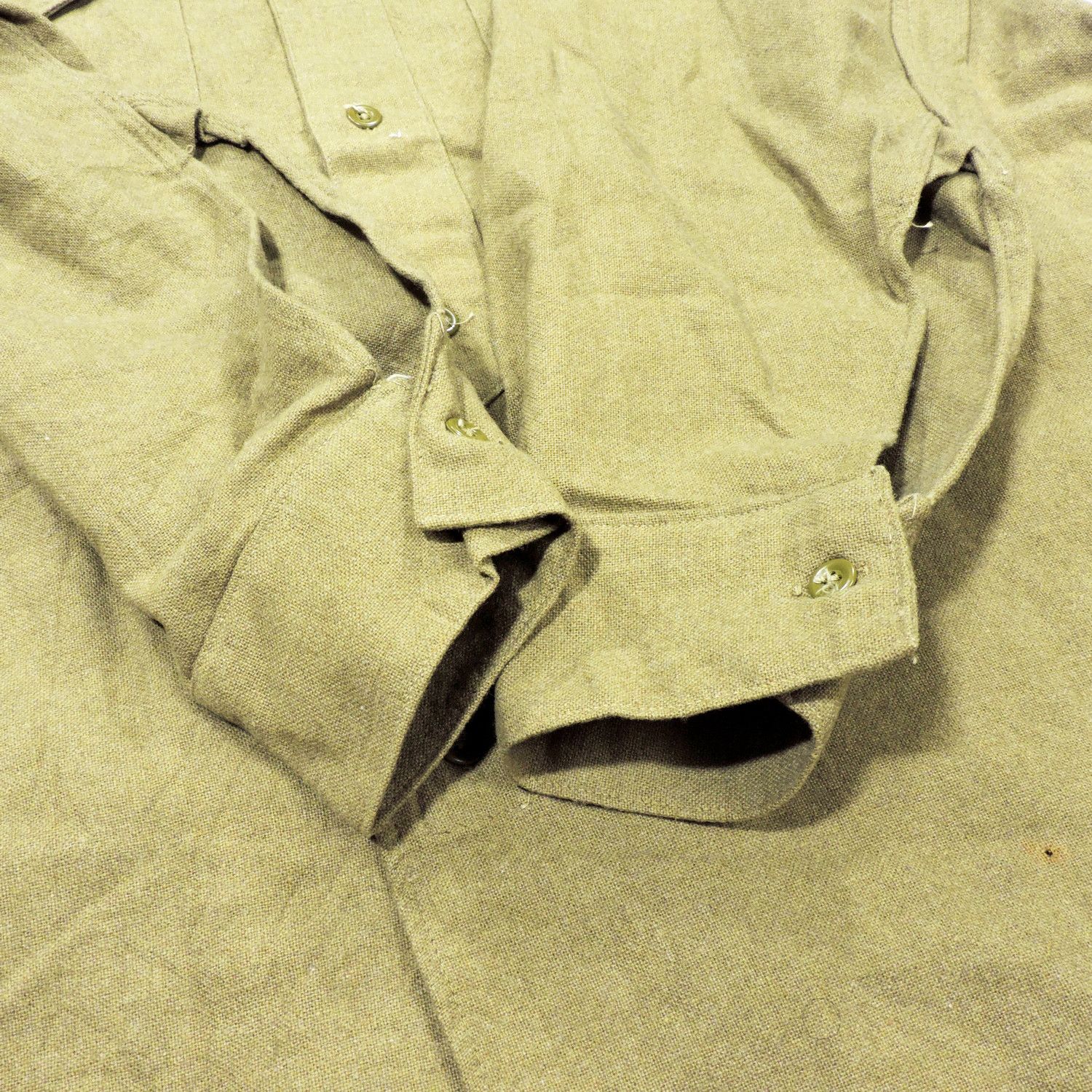 Vintage 50'S G. M. LTD. BRITISH ARMY PARATROOPER WOOL SHIRT Size US M / EU 48-50 / 2 - 7 Thumbnail