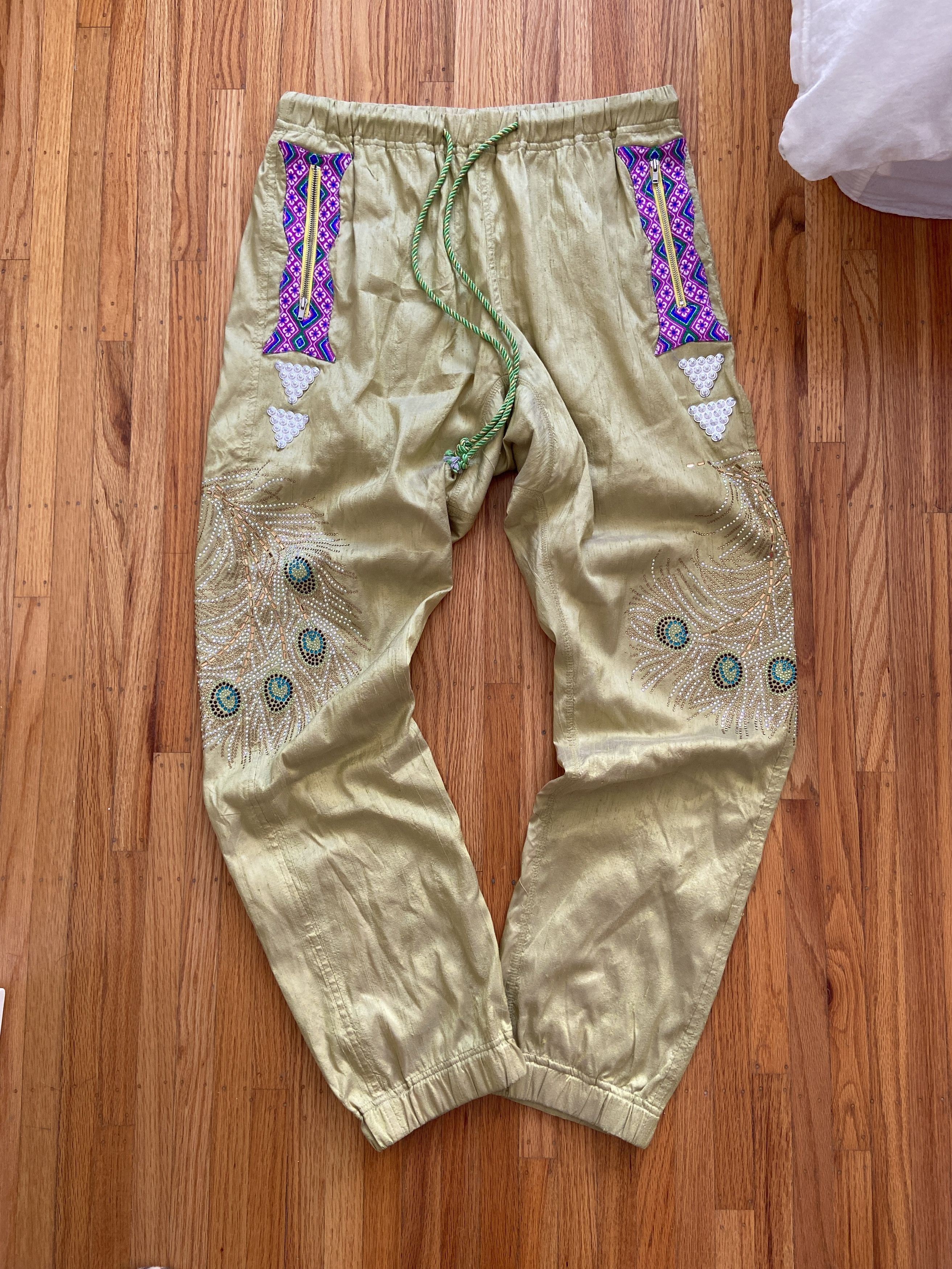 Penultimate AW21 Thai Silk Embellished Track Pants Size US 30 / EU 46 - 1 Thumbnail