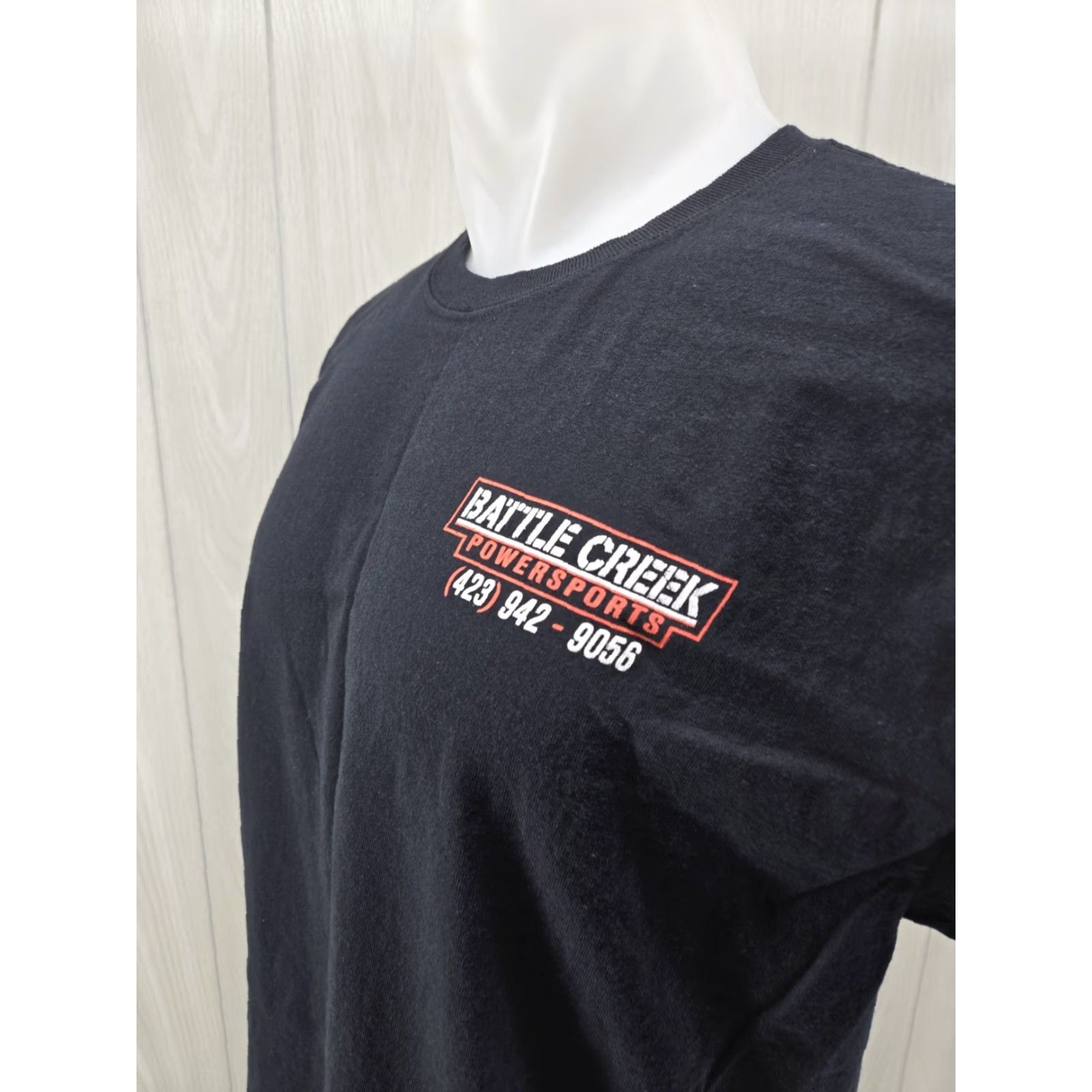 Gildan Battle Creek Power Sports Polaris Can-am Mens T Shirt Size Large Black Sports T-Shirt Mens L Size US L / EU 52-54 / 3 - 5 Thumbnail