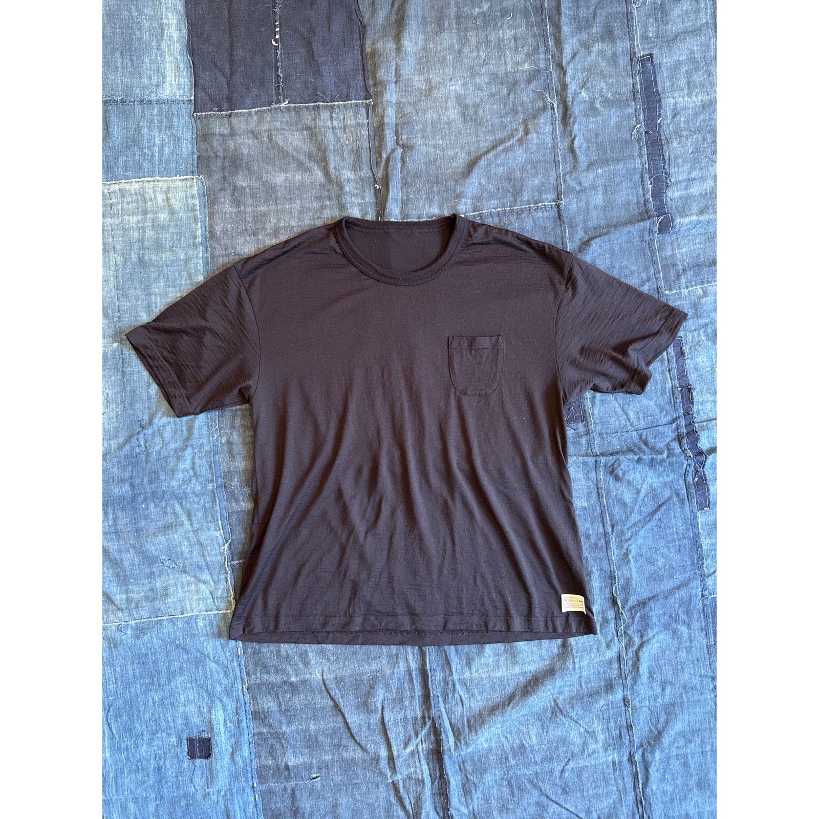 Visvim Visvim Sport AMPLUS TEE S/S (SUPERFINE) - Navy - Size 2 Size US M / EU 48-50 / 2 - 1 Thumbnail