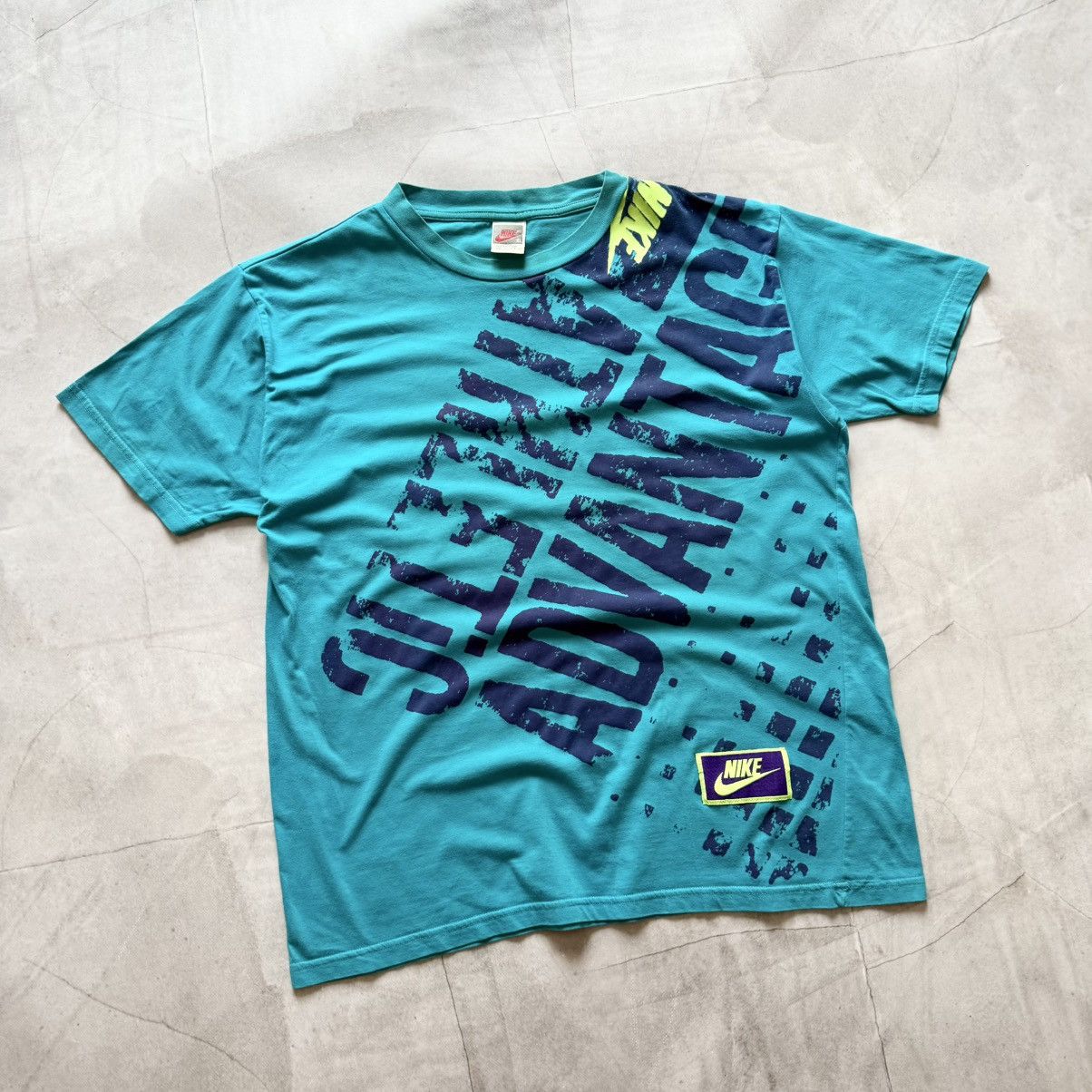 Vintage 90s Rare Nike Athletic Advantage Logo Archive T-Shirt Tee Size US XL / EU 56 / 4 - 1 Thumbnail