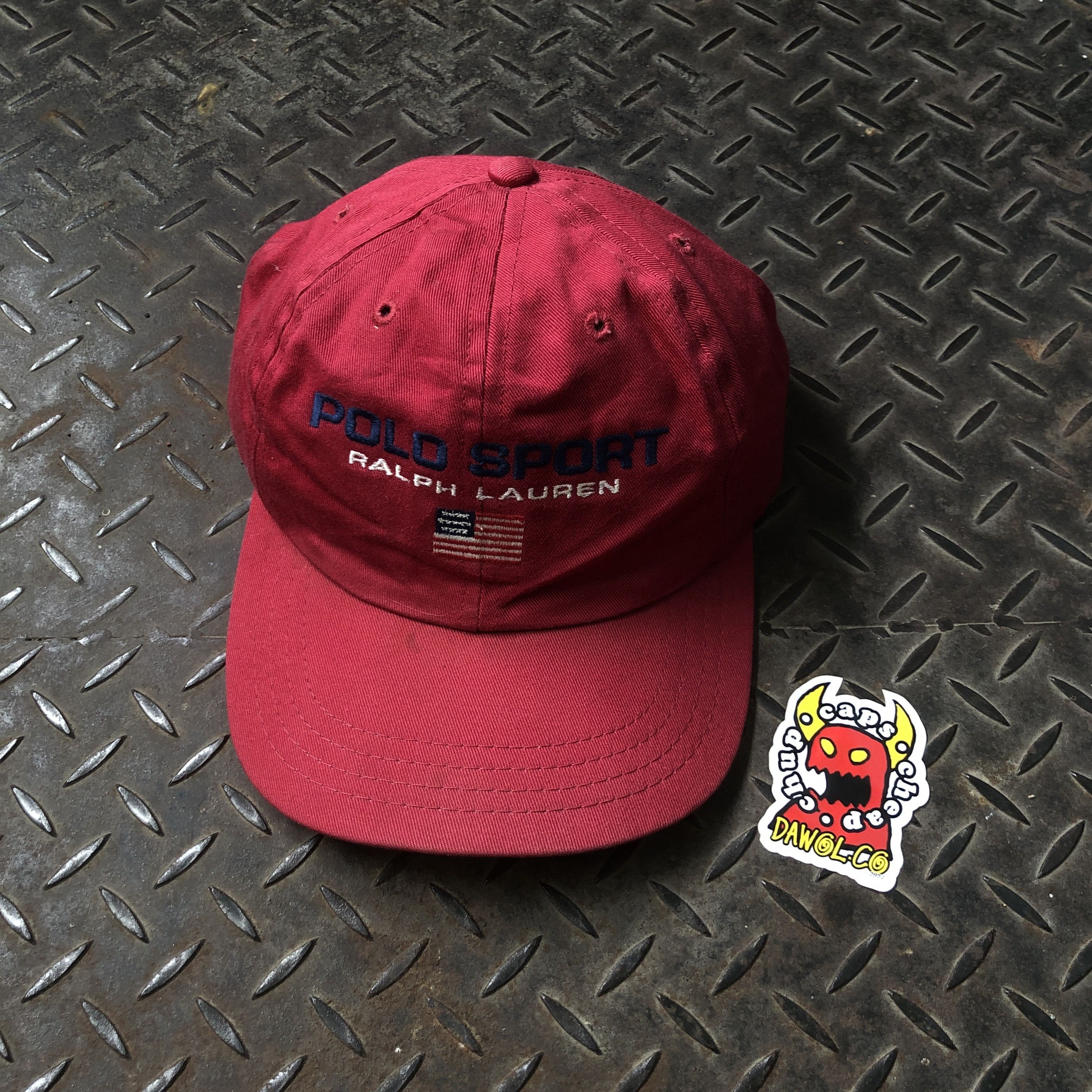 Polo Ralph Lauren 🔥RARE🔥 Vintage Polo Sport Ralph Lauren USA Hat Size ONE SIZE - 1 Thumbnail