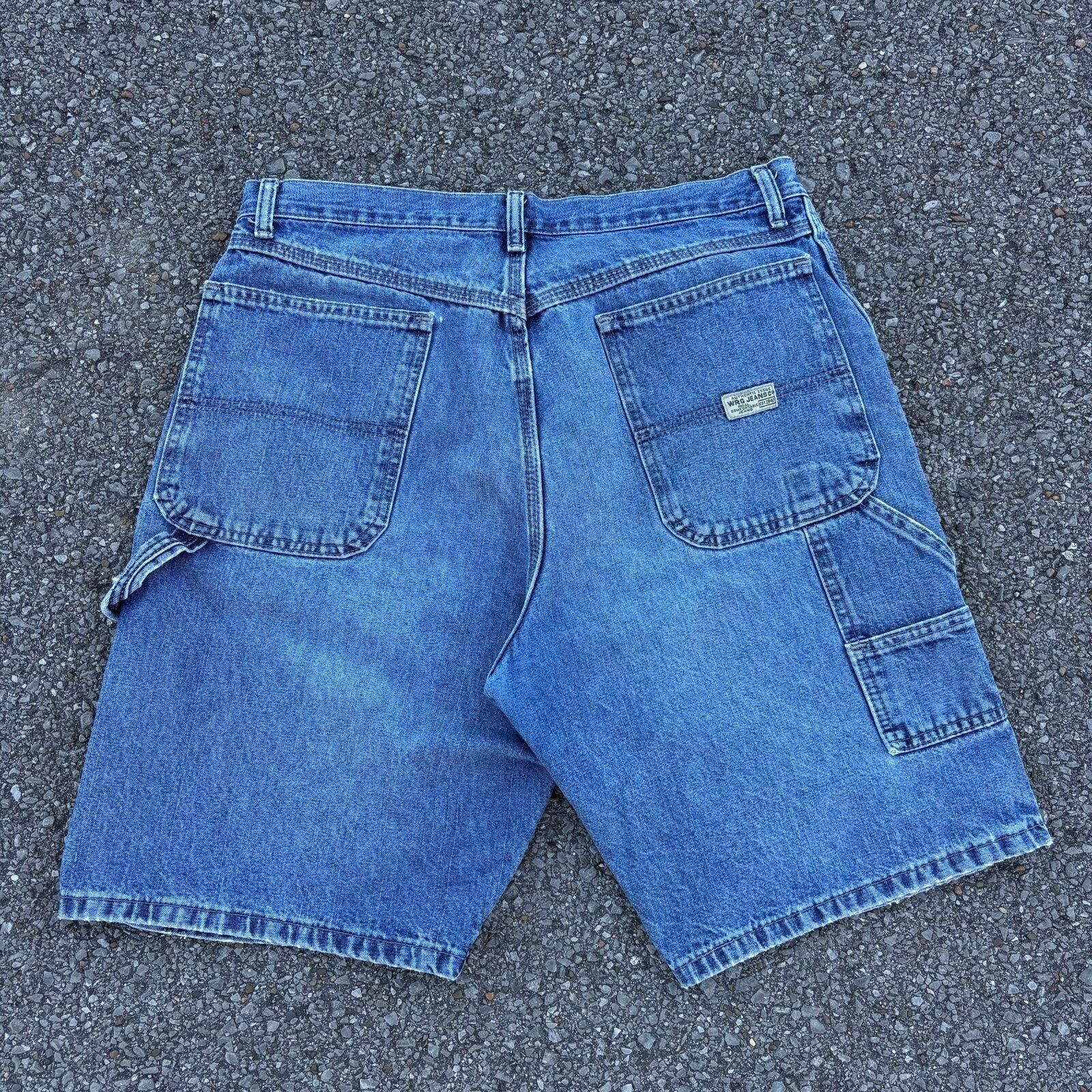 Wrangler Vintage 90s Y2K baggy jorts Size US 32 / EU 48 - 1 Thumbnail