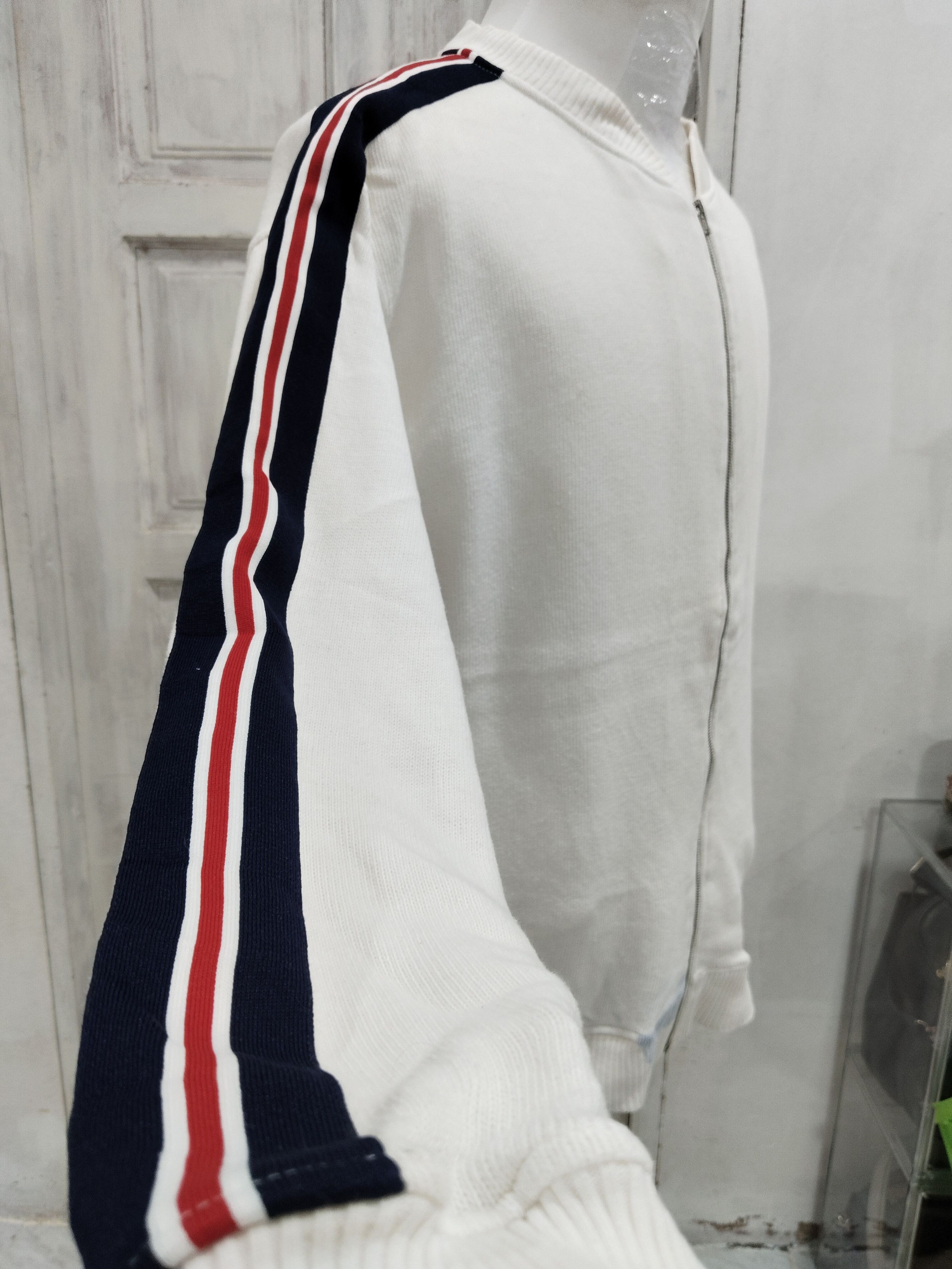Vans × Vintage Vintage Vans Side Stripe Embroidery Logo Zipper Sweatshirt Size US L / EU 52-54 / 3 - 3 Thumbnail