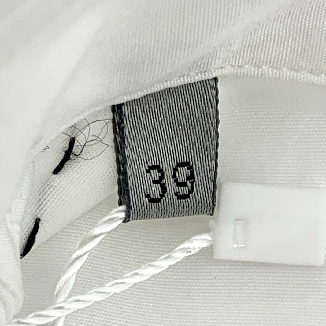 Dior Dior Mens Long Sleeve White Button-Up Shirt With Subtle Grid Size US XXS / EU 40 - 6 Thumbnail