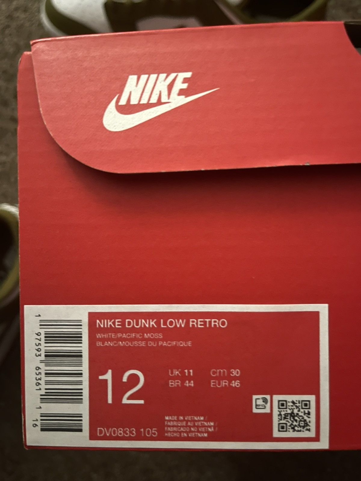 Nike *New* Nike Dunk Low Retro Pacific Moss Size US 12 / EU 45 - 10 Thumbnail