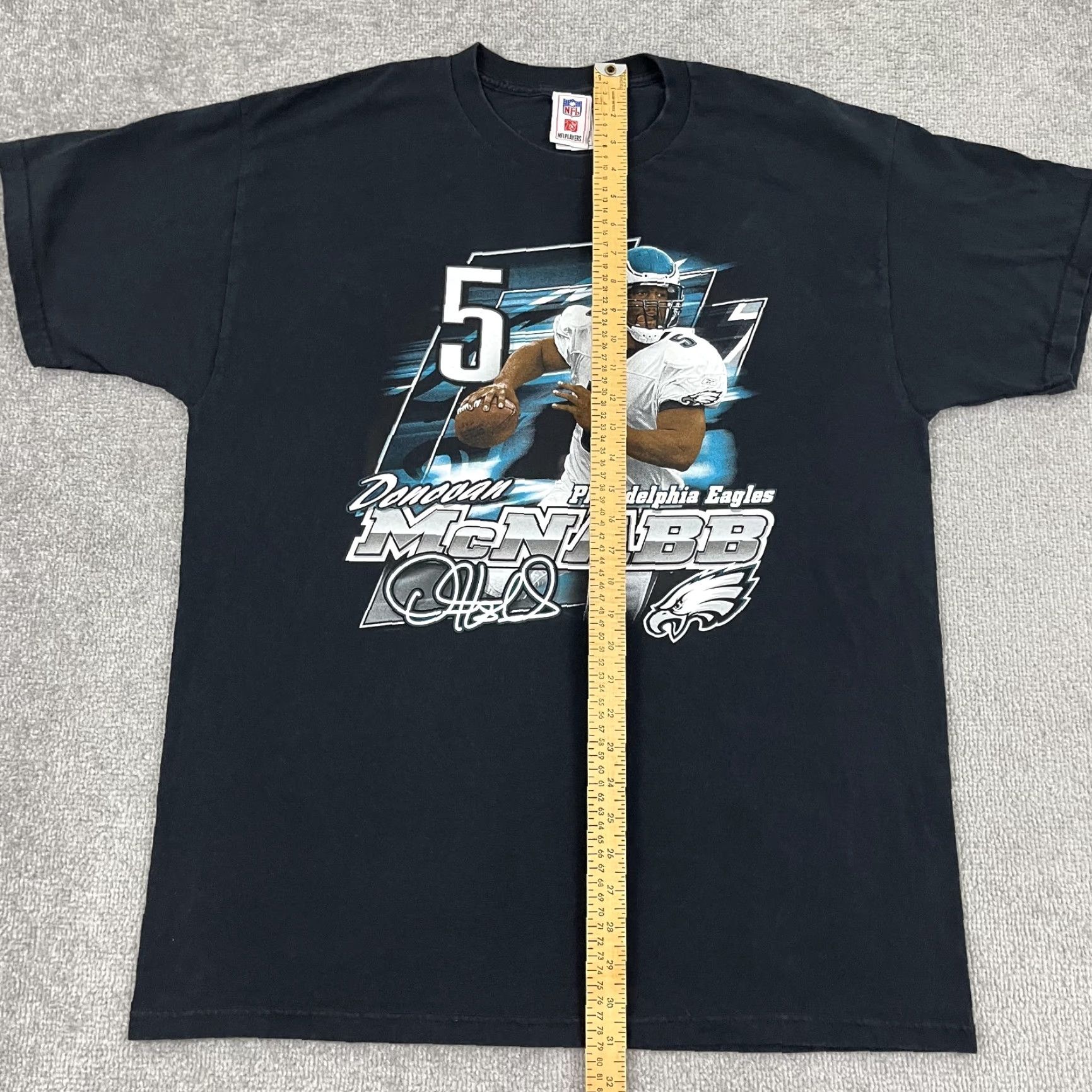 NFL VINTAGE Philadelphia Eagles Donovan McNabb T-Shirt Men XL Black NFL Football Y2K Size US XL / EU 56 / 4 - 5 Thumbnail