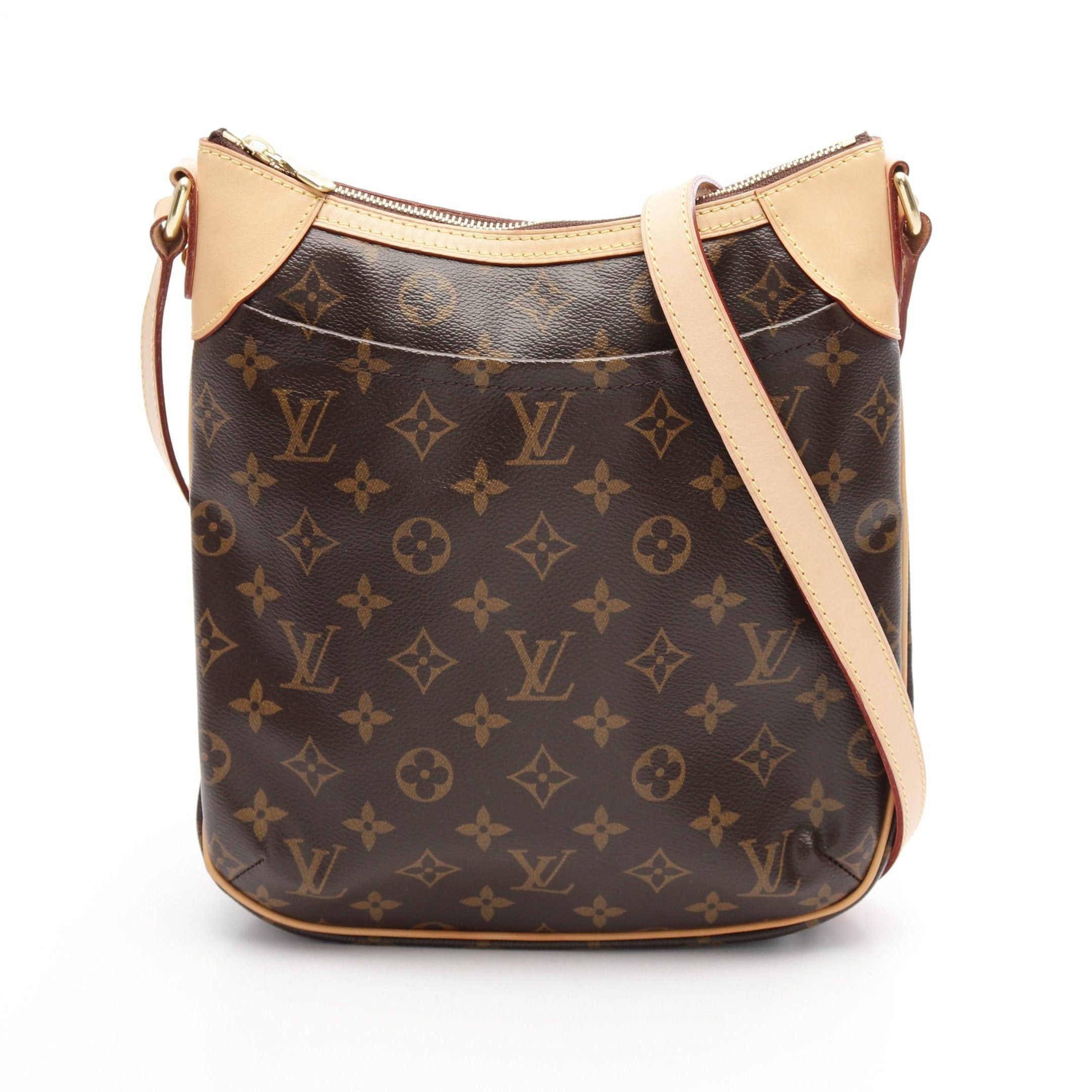 Louis Vuitton Louis Vuitton Odeon Pm Monogram Shoulder Bag Leather Brown Size ONE SIZE - 1 Thumbnail