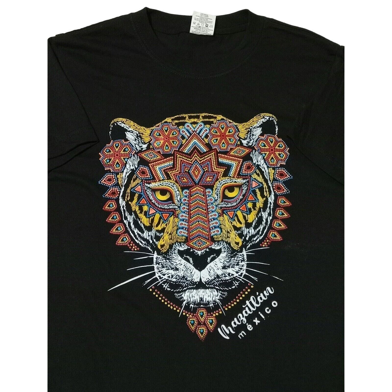 & Other Stories Olimpus T-Shirt M Mens Mazatlan Mexico Lion Black Puff Paint Size US M / EU 48-50 / 2 - 3 Thumbnail