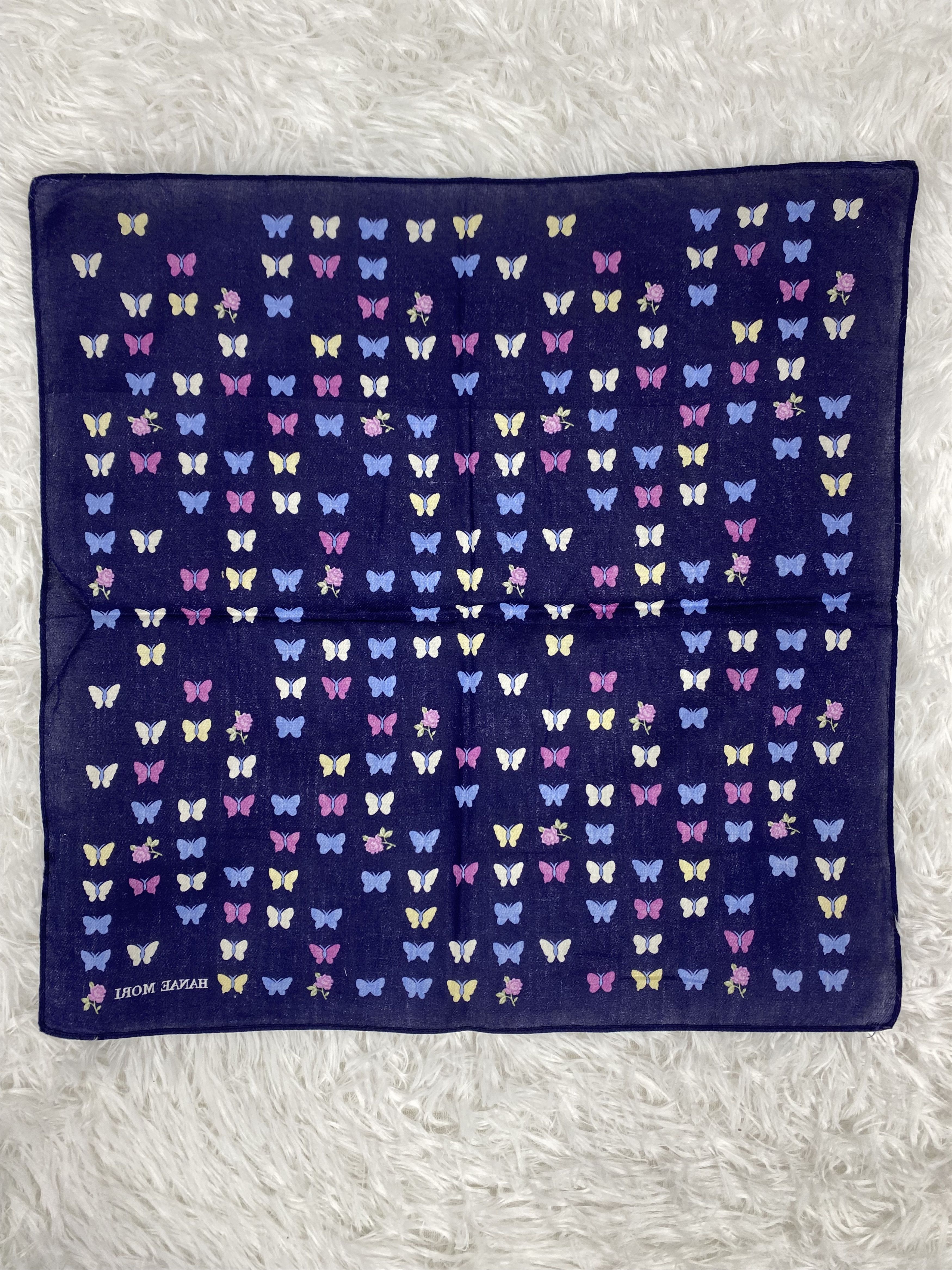 Hanae Mori × Vintage Vintage Hanae Mori Handkerchief Neckerchief PH0353 Size ONE SIZE - 4 Thumbnail