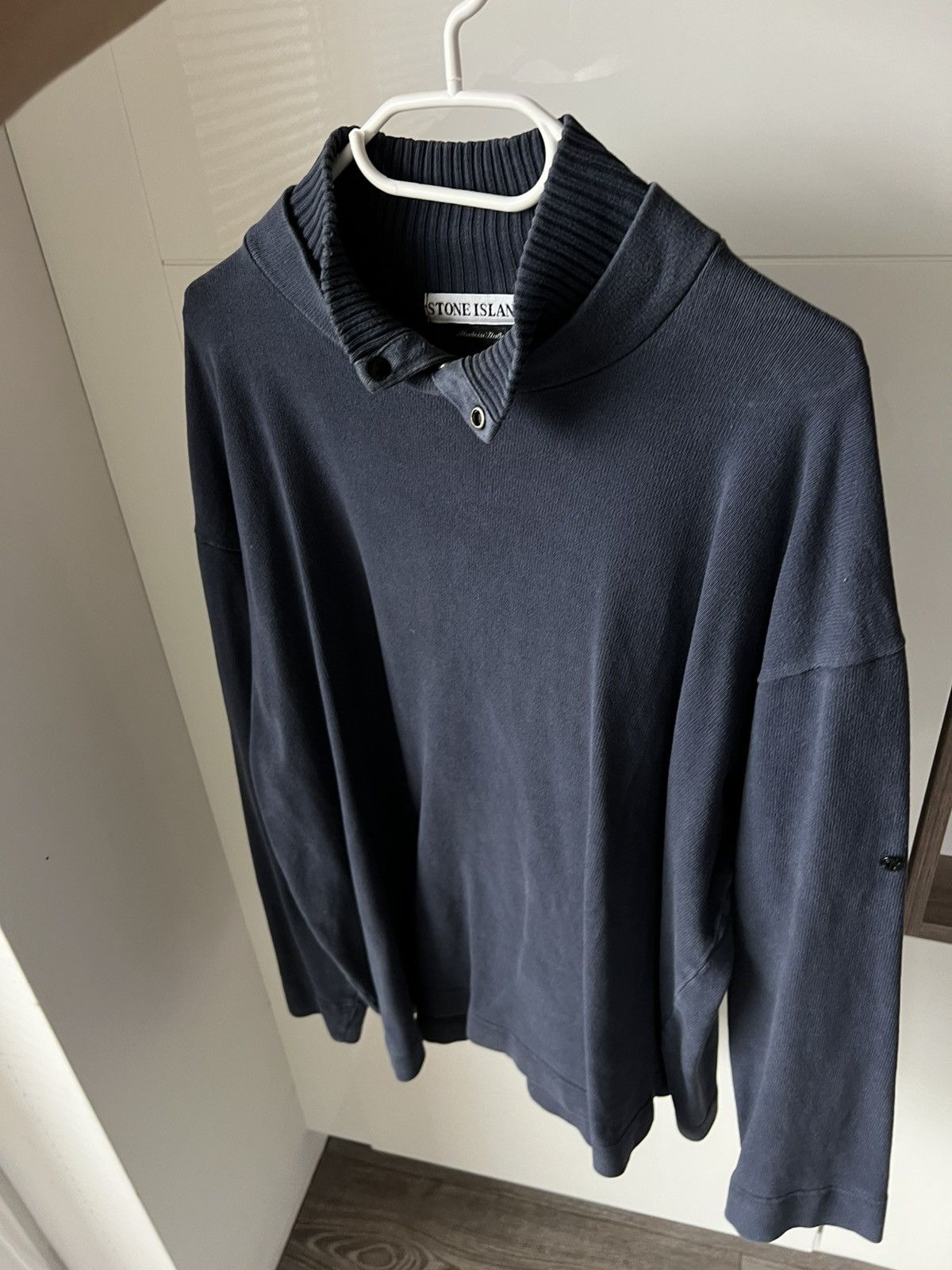 Stone Island Bery Rare Vintage Stone Island Men’s 90s High Neck Sweater Size US XL / EU 56 / 4 - 7 Thumbnail