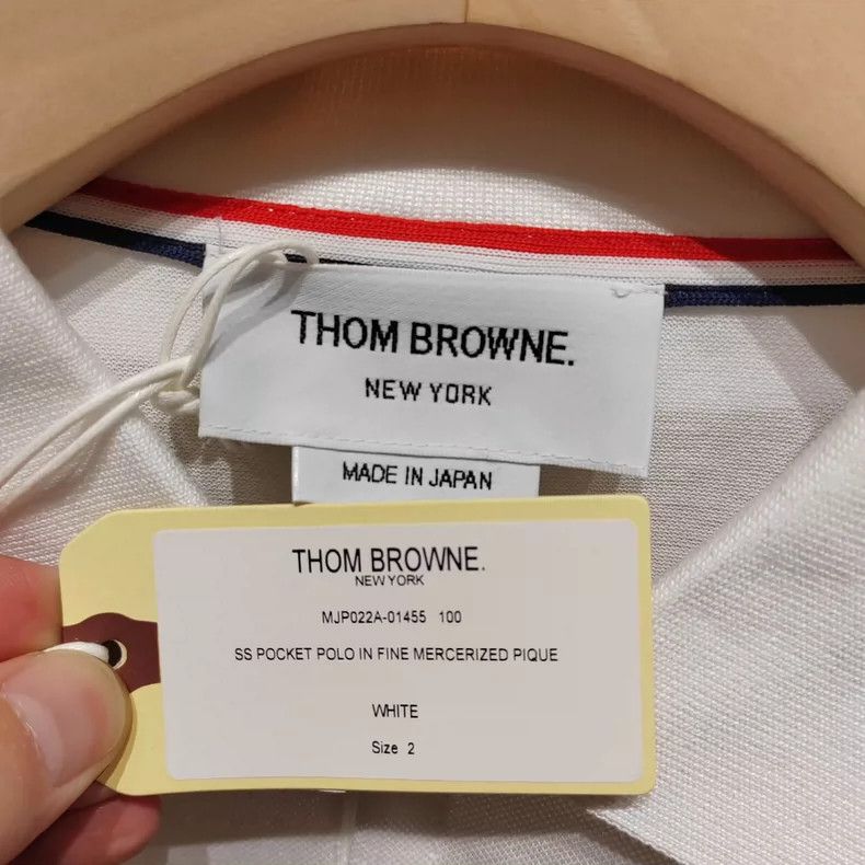 Thom Browne Thom Browne Turned-in Polo shirt Size US M / EU 48-50 / 2 - 2 Thumbnail