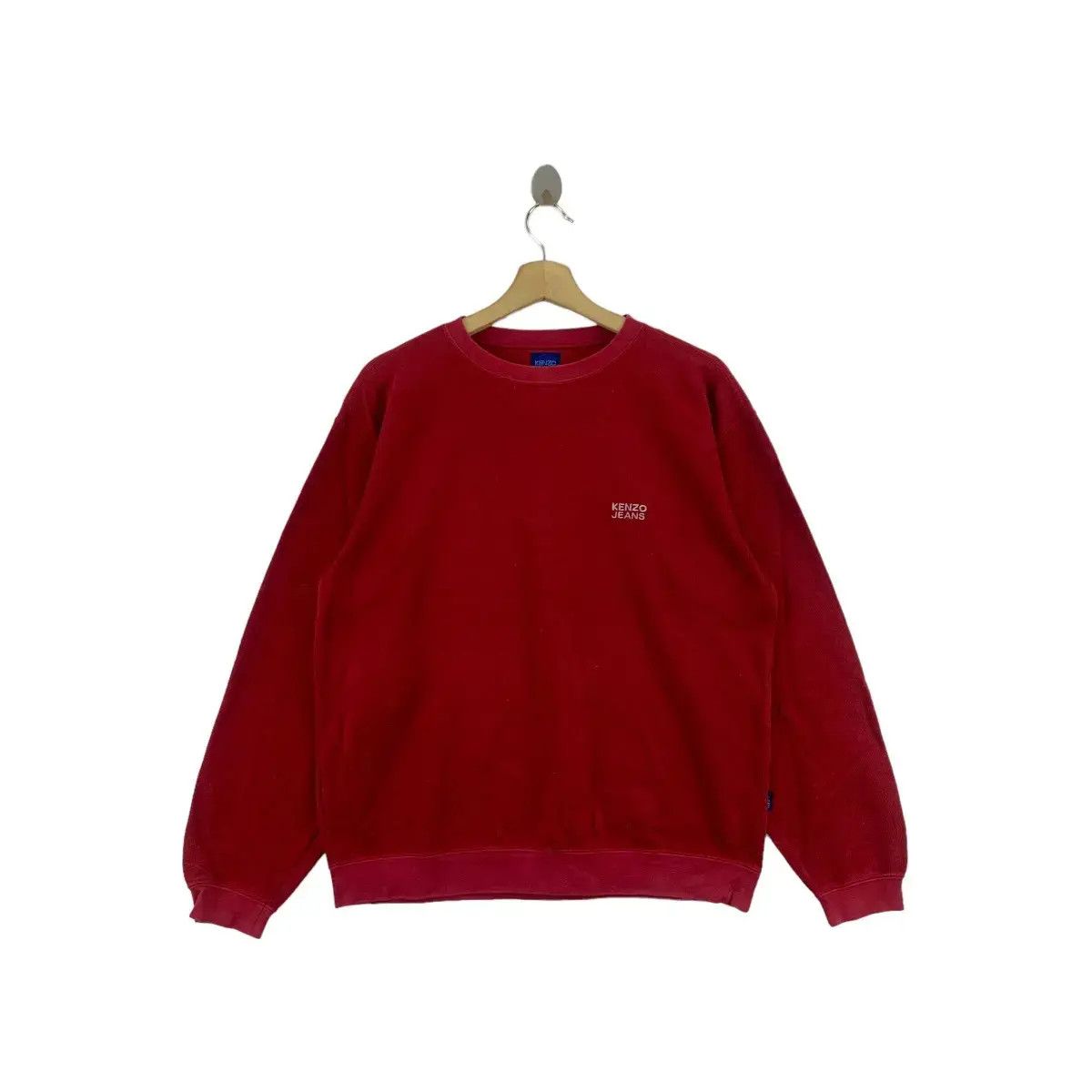 Kenzo Vintage KENZO PARIS JEANS Collection Backhit Logo Sweatshirt Size L / US 10 / IT 46 - 1 Thumbnail