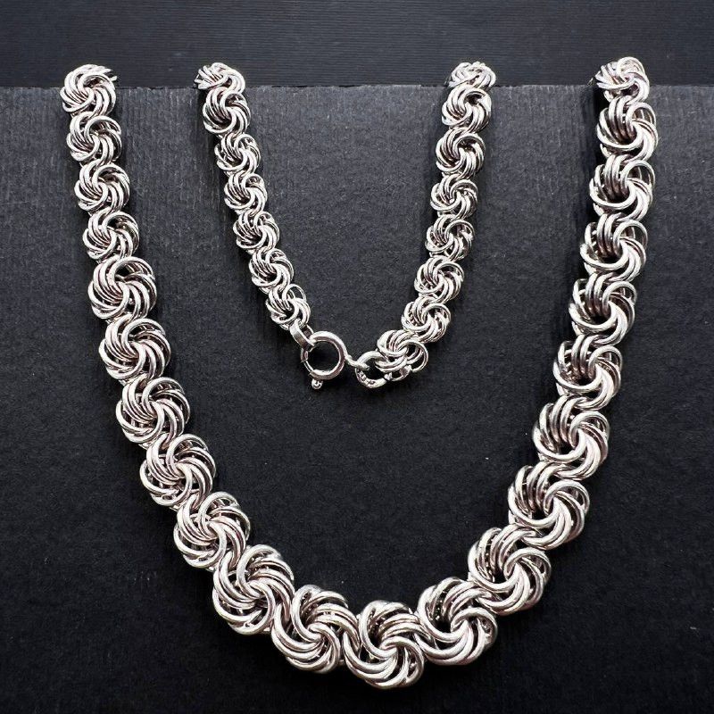 Sterling Silver Vintage Sterling Silver 925 Necklace Chain 44cm 29.3g Size ONE SIZE - 2 Thumbnail