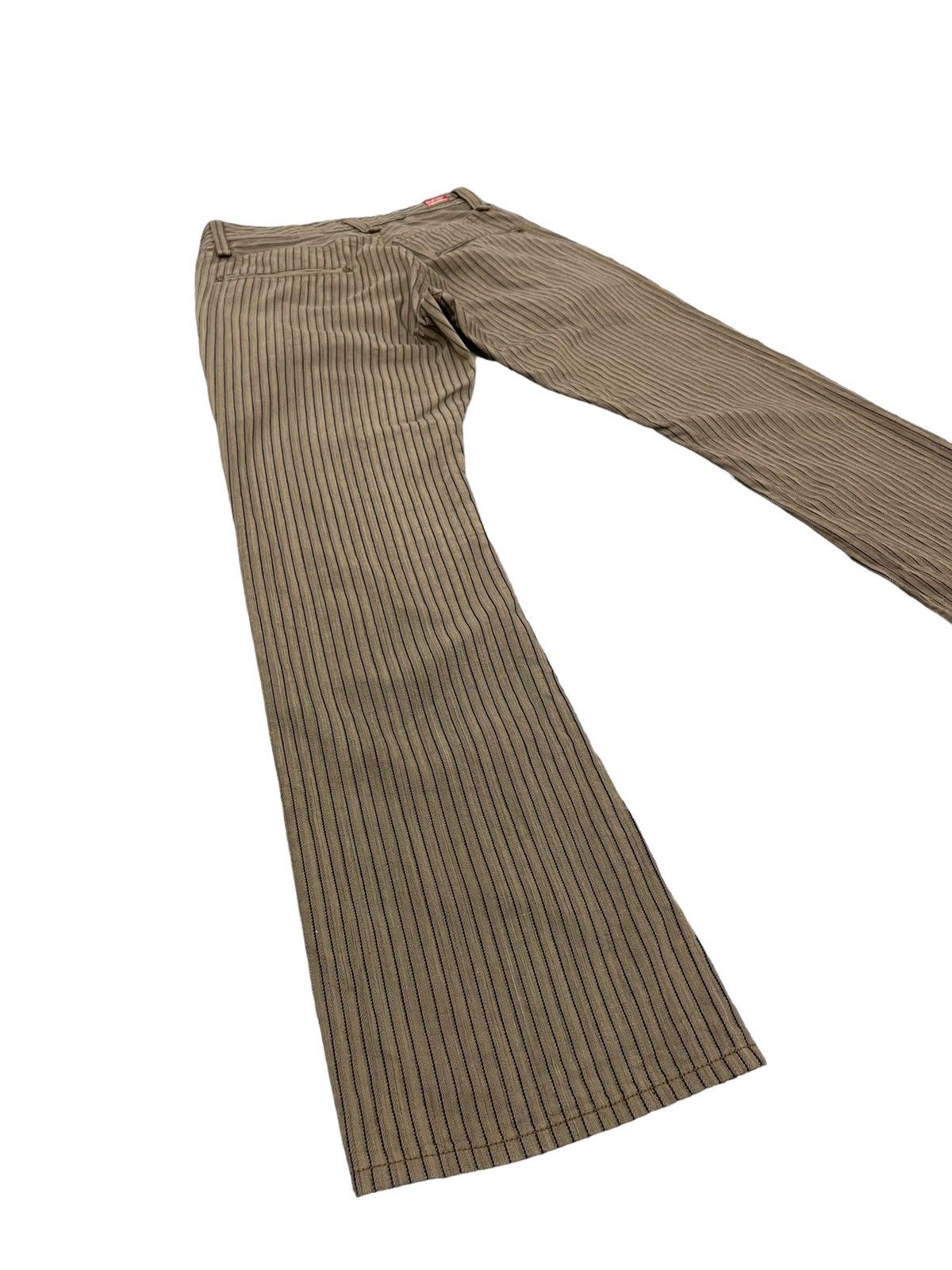 Japanese Brand Flare Jeans Blue Way Japan Wabash Striped Low Rise 8🟦3 Size US 30 / EU 46 - 11 Thumbnail