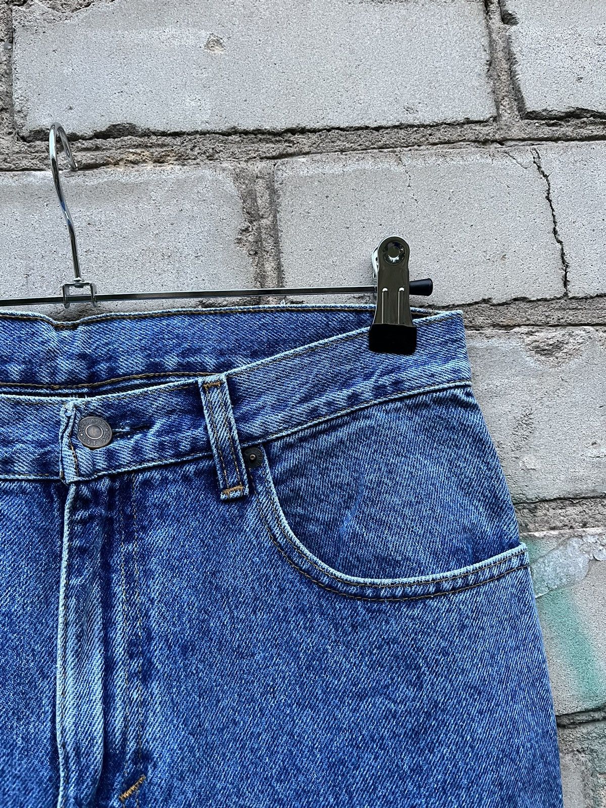Gap Vintage 90s GAP Usa Made Blue Stone Washed Jeans Size 31 Size US 31 - 7 Thumbnail