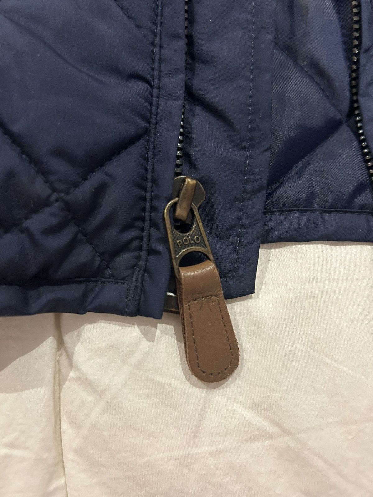Polo Ralph Lauren Navy Polo Ralph Lauren Large 12/14 Quilted Jacket Size L / US 10 / IT 46 - 2 Thumbnail