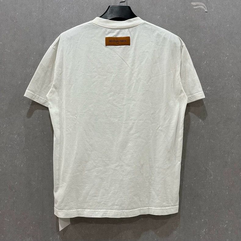 Louis Vuitton Louis Vuitton White Peace Dove Short Sleeve Size US M / EU 48-50 / 2 - 2 Thumbnail