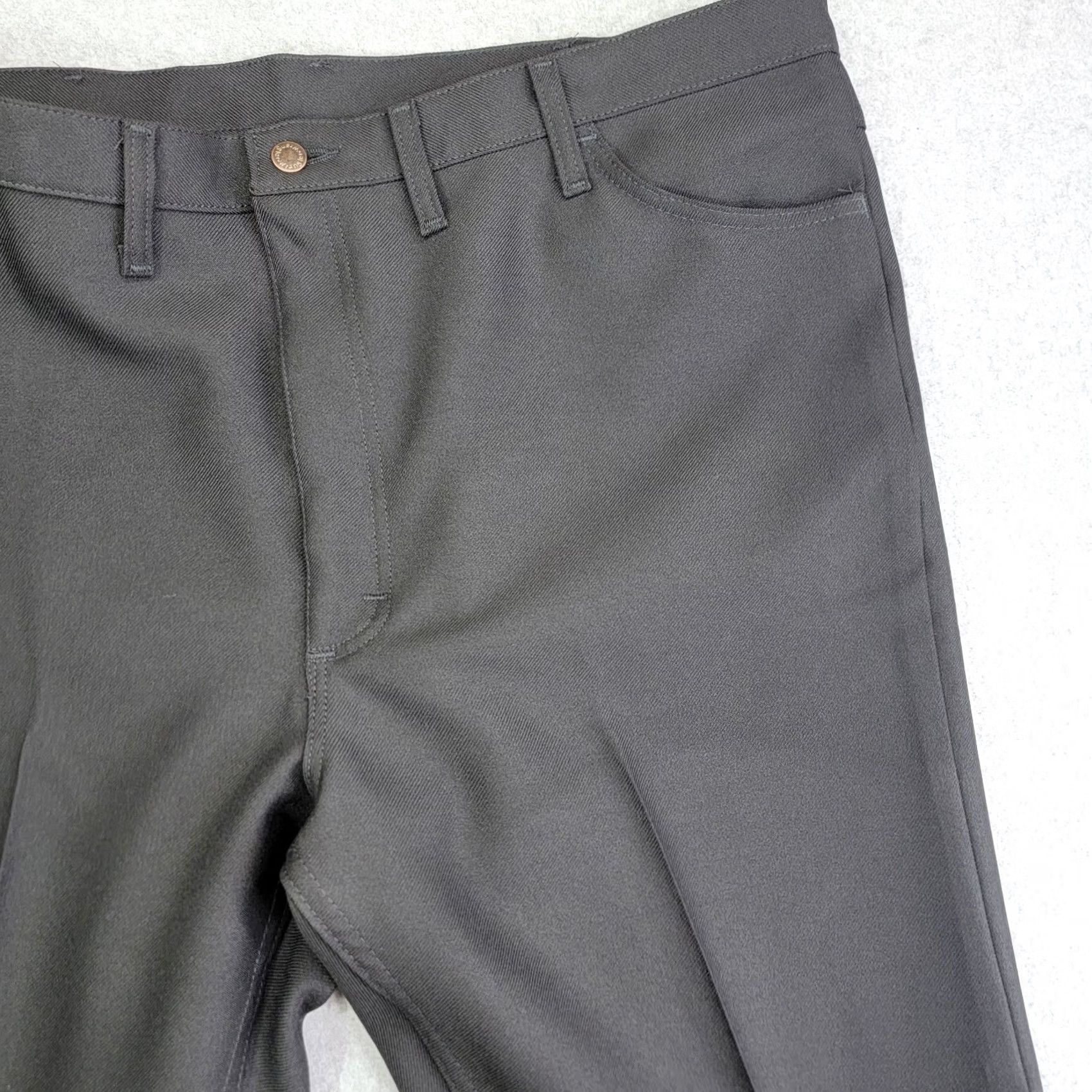 Wrangler VINTAGE Wrangler Jeans Mens W44 L30 Black Wrancher Trousers 82BK Polyester 90s Retro USA Size US 44 / EU 60 - 4 Thumbnail