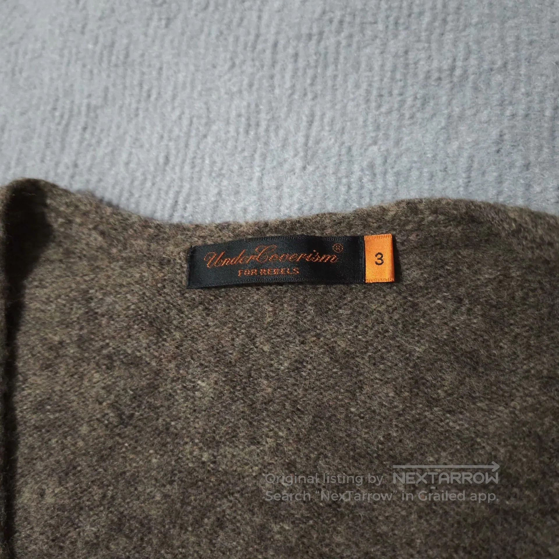 Undercover Undercover 05AW Felt Cardigan. Size US L / EU 52-54 / 3 - 4 Thumbnail